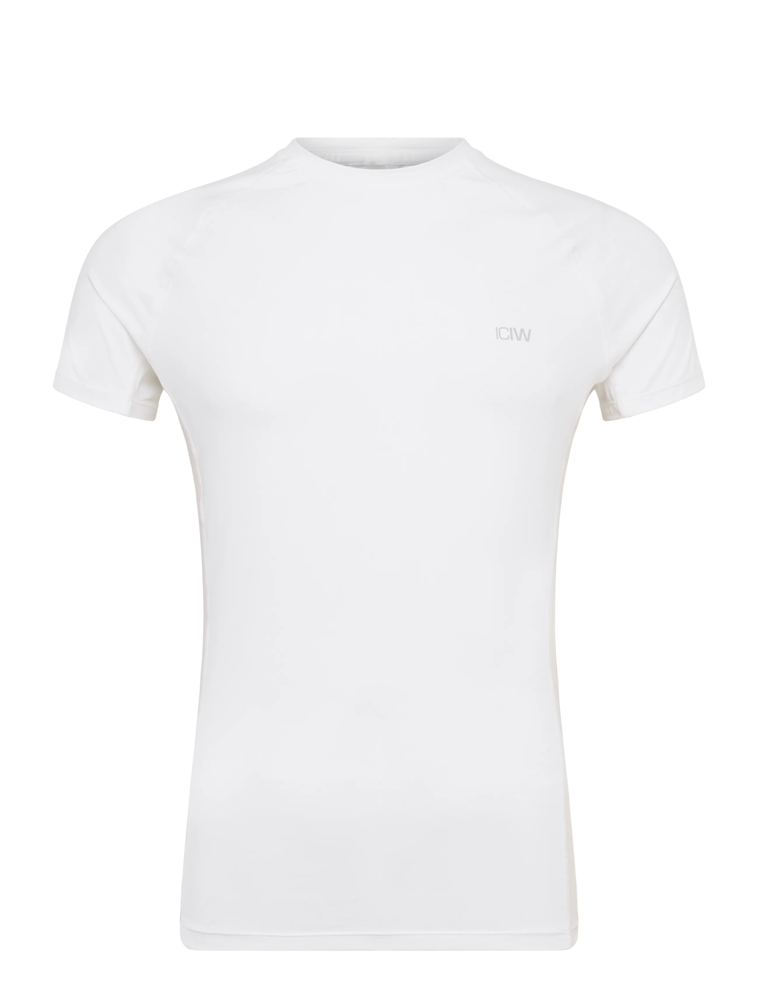 ICANIWILL Stride Muscle Fit T-shirt Men - T-Shirts - WHITE SNOW / white