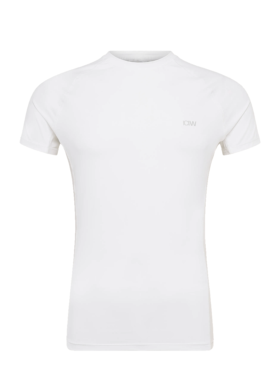 ICANIWILL - Stride Muscle Fit T-shirt Men - t-shirts - white snow - 1