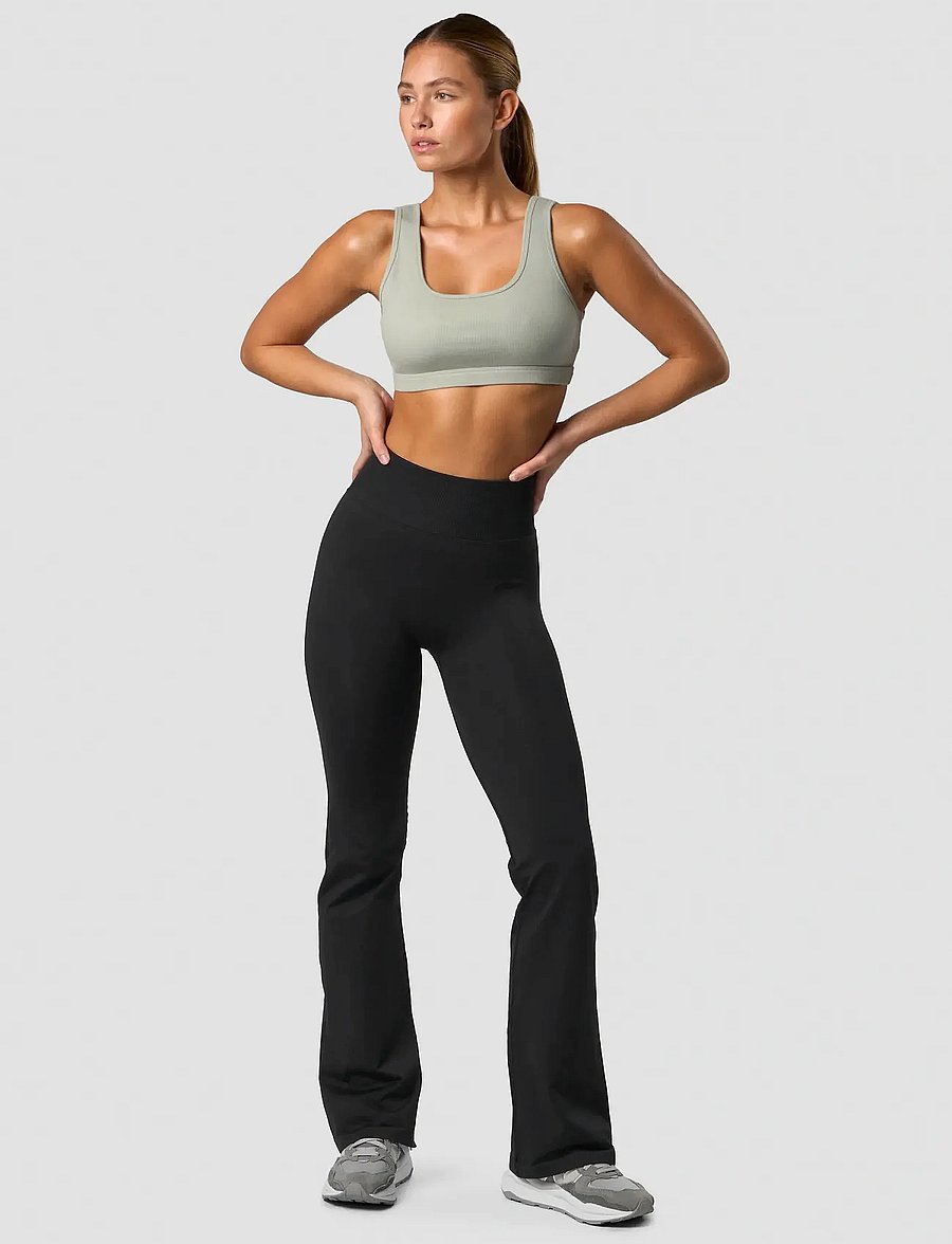 ICANIWILL - Define Seamless Flared Tights W - trainingstights - black - 5