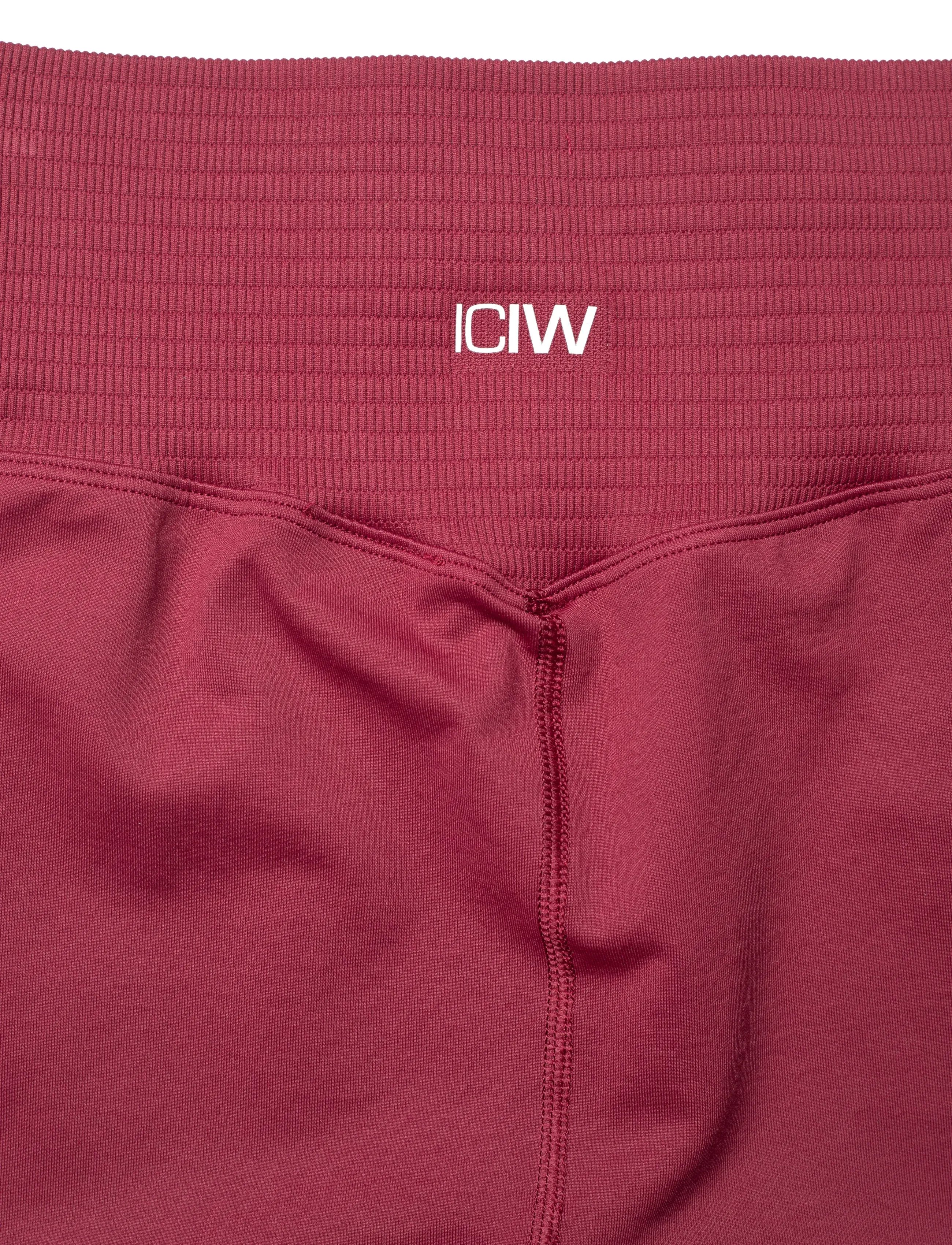 ICANIWILL - Define Seamless Flared Tights W - seamless tights - burgundy - 5