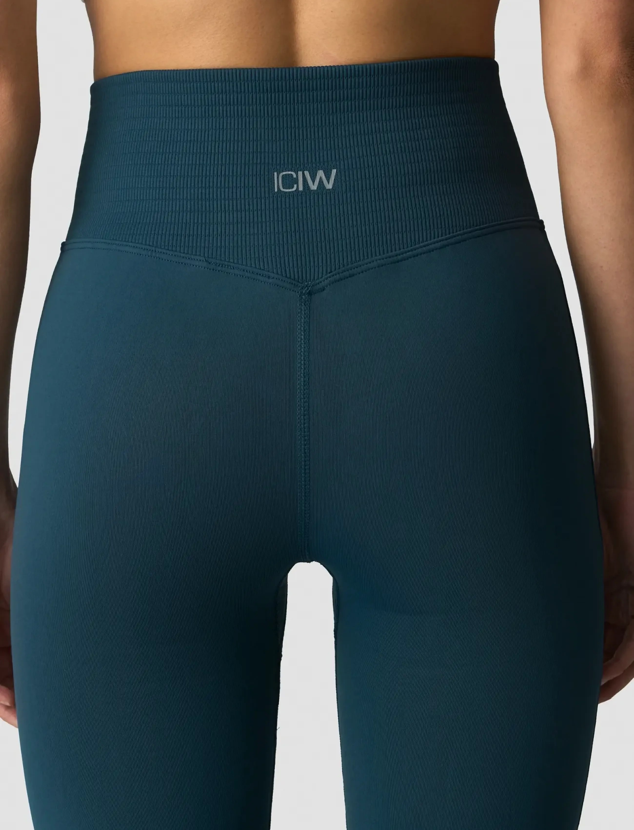 ICANIWILL - Define Seamless Flared Tights W - seamless tights - dark dusty teal - 3