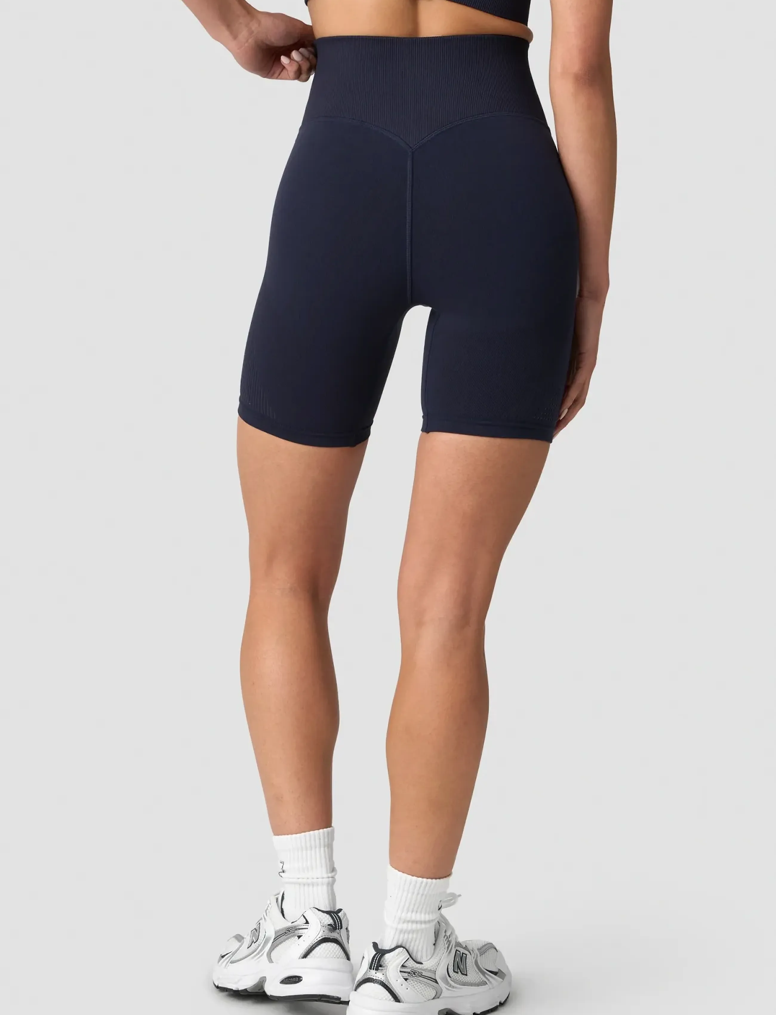 ICANIWILL - Force Warpknit Biker Shorts W - 1/2 længde - navy - 4