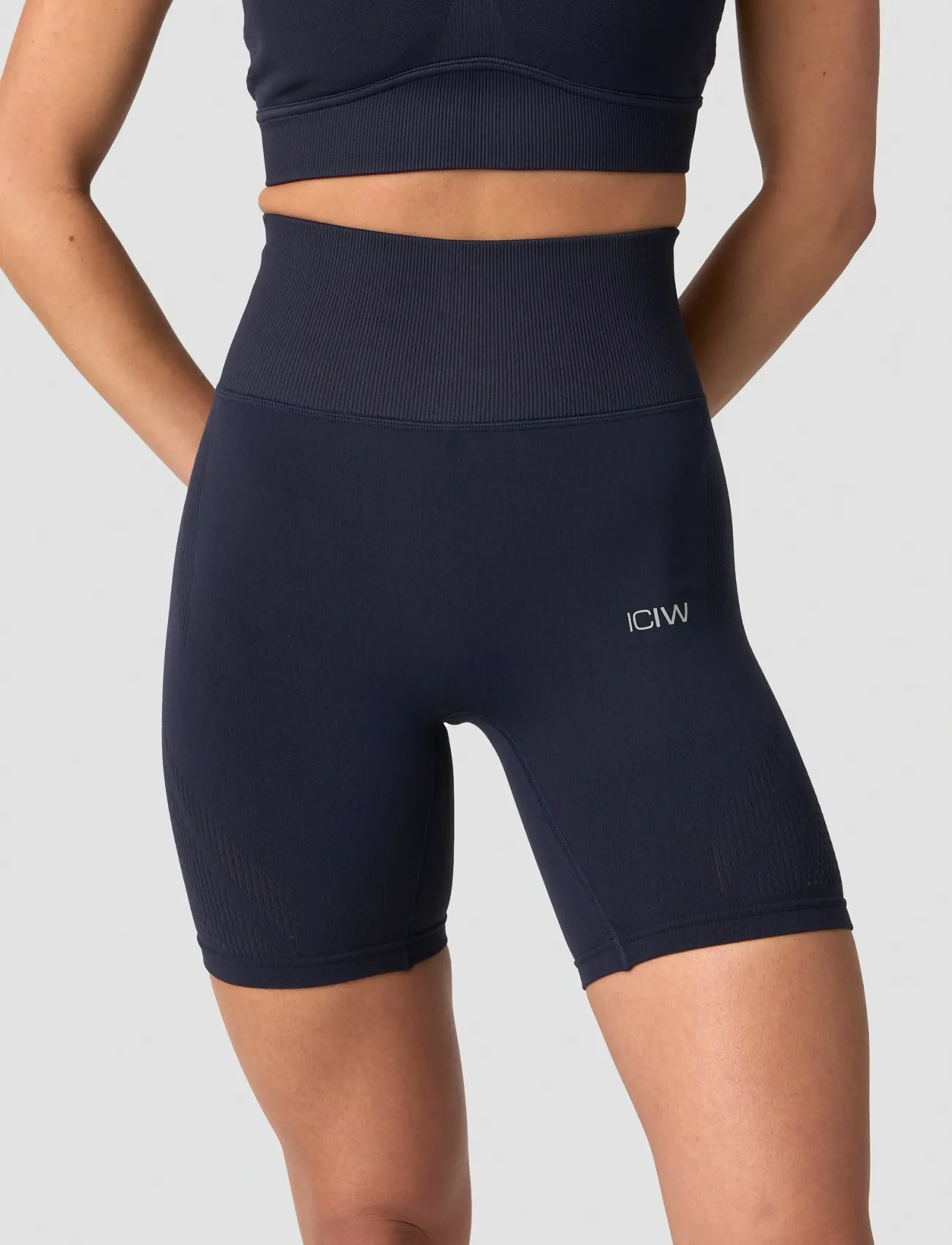 ICANIWILL - Force Warpknit Biker Shorts W - 1/2 længde - navy - 5