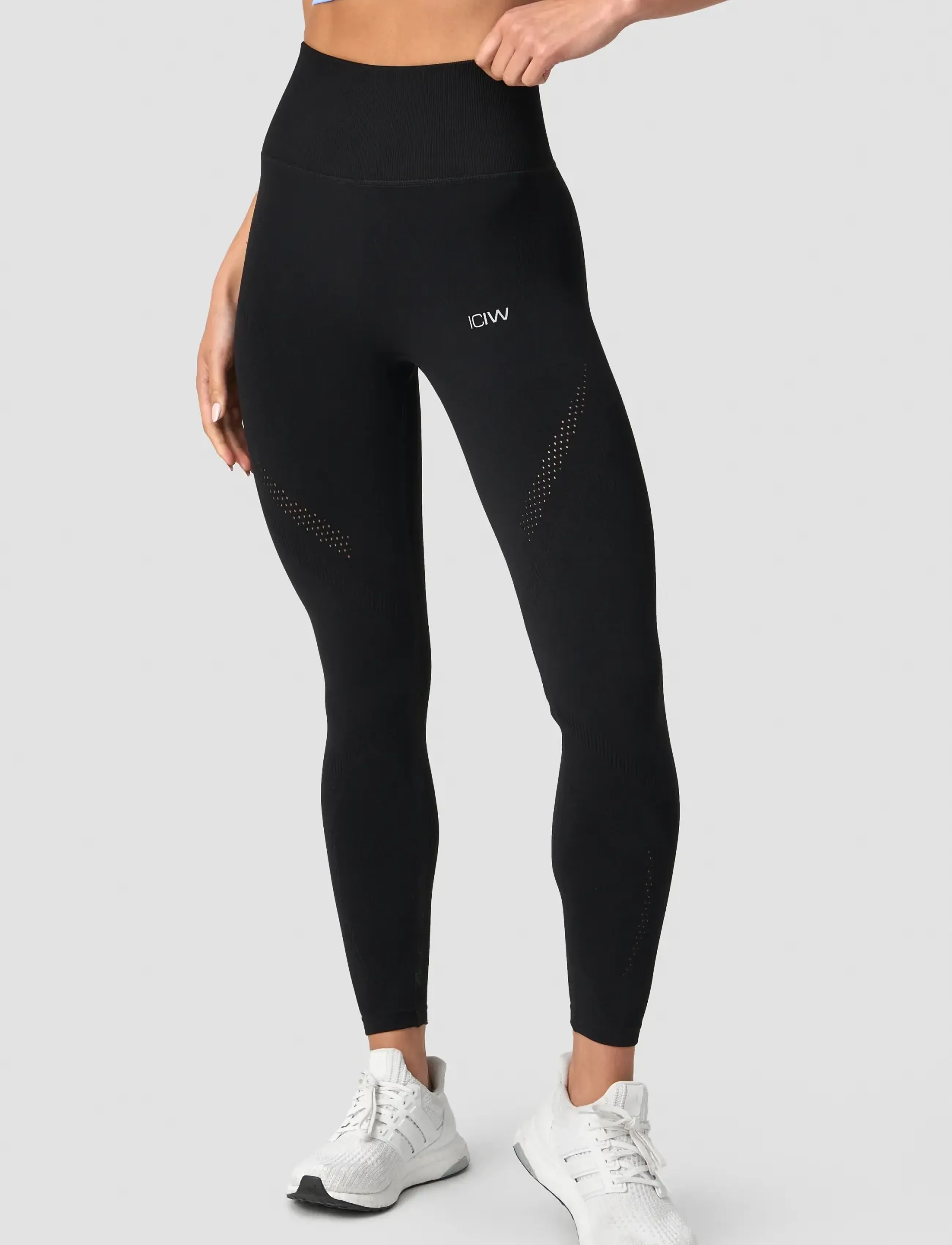 ICANIWILL - Force Warpknit Tights Wmn - seamless tights - black - 0