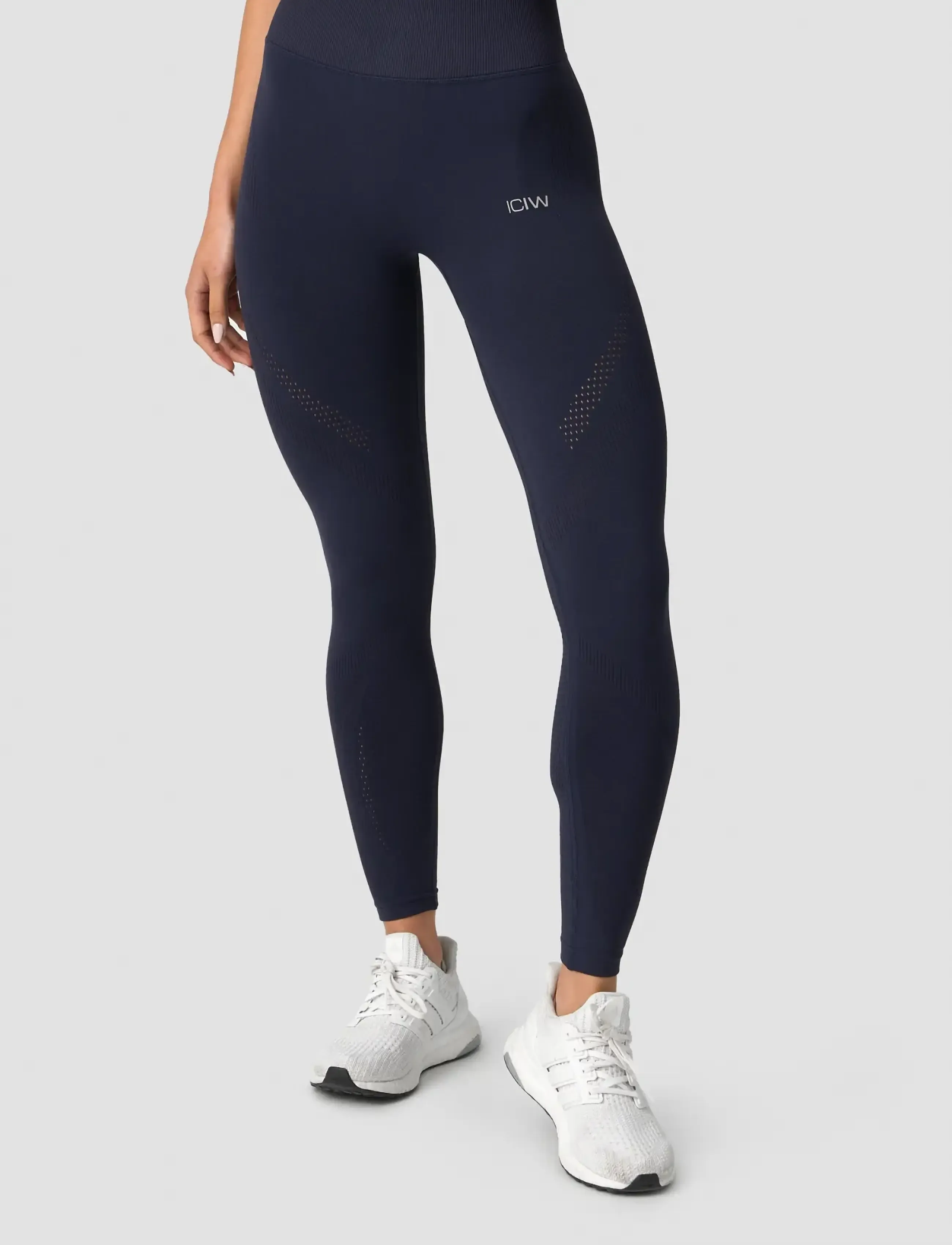 ICANIWILL - Force Warpknit Tights Wmn - 7/8 länge - navy - 0