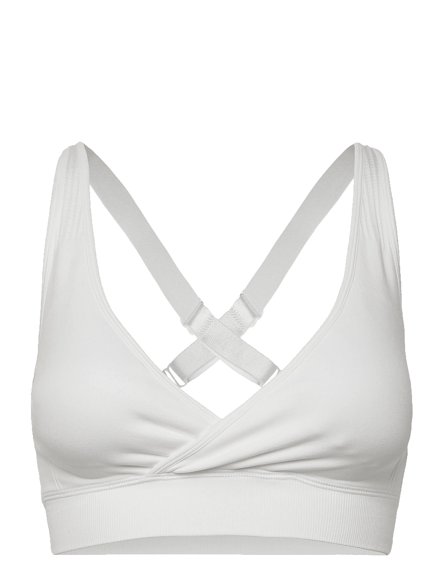 ICANIWILL - Soft Seamless Adjustable Sports Bra - sportinės liemenėlės: lengvai prilaikančios - white - 1