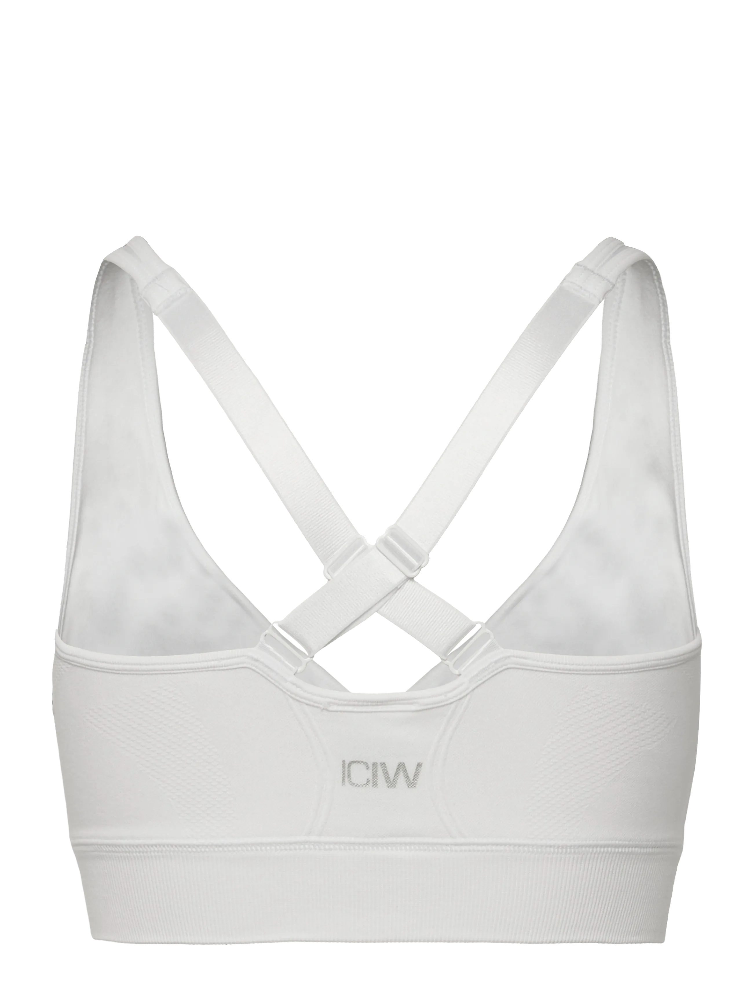 ICANIWILL - Soft Seamless Adjustable Sports Bra - sports bh'er: lav støtte - white - 2