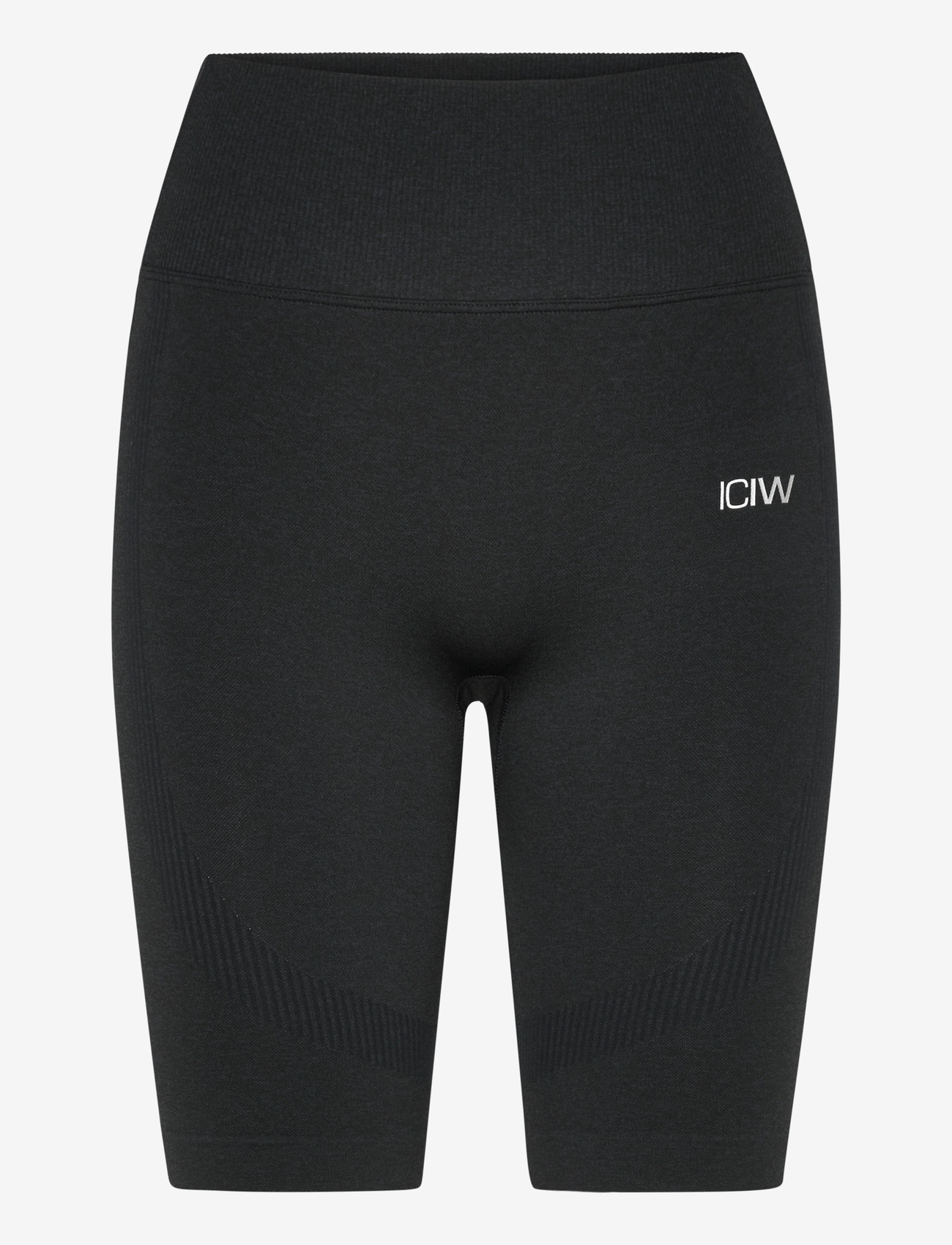 ICANIWILL - Soft Seamless Biker Shorts W - 1/2 længde - navy melange - 1