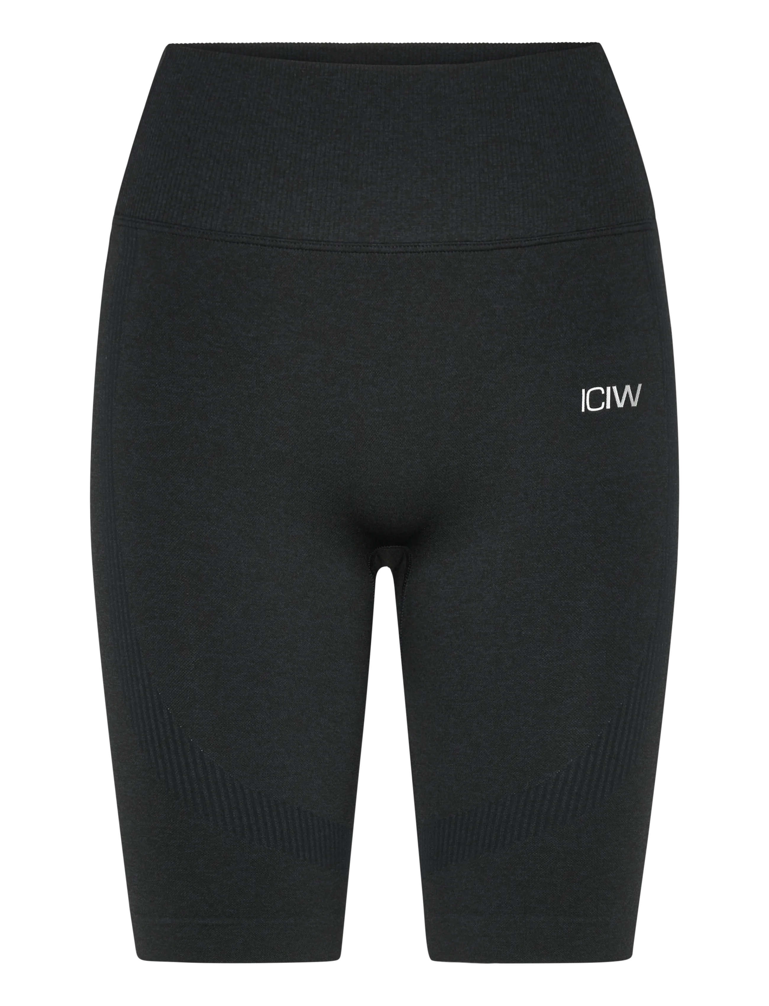 ICANIWILL Soft Seamless Biker Shorts W - Cykling - NAVY MELANGE / silver
