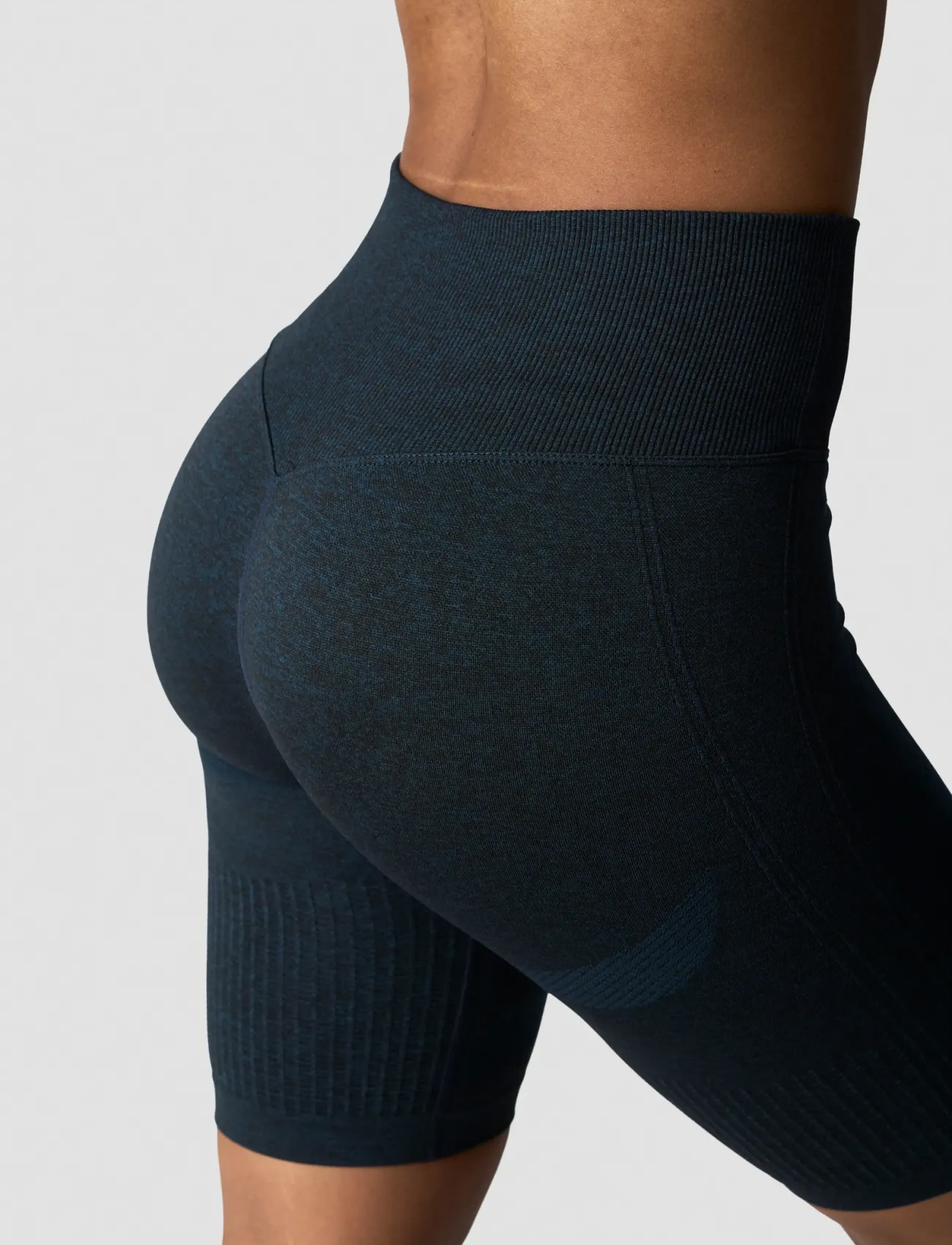 ICANIWILL - Soft Seamless Biker Shorts W - 1/2 pikkus - navy melange - 3