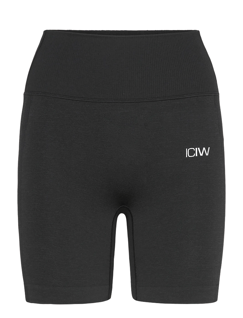 ICANIWILL - Soft Seamless Shorts W - rattapüksid - black - 1