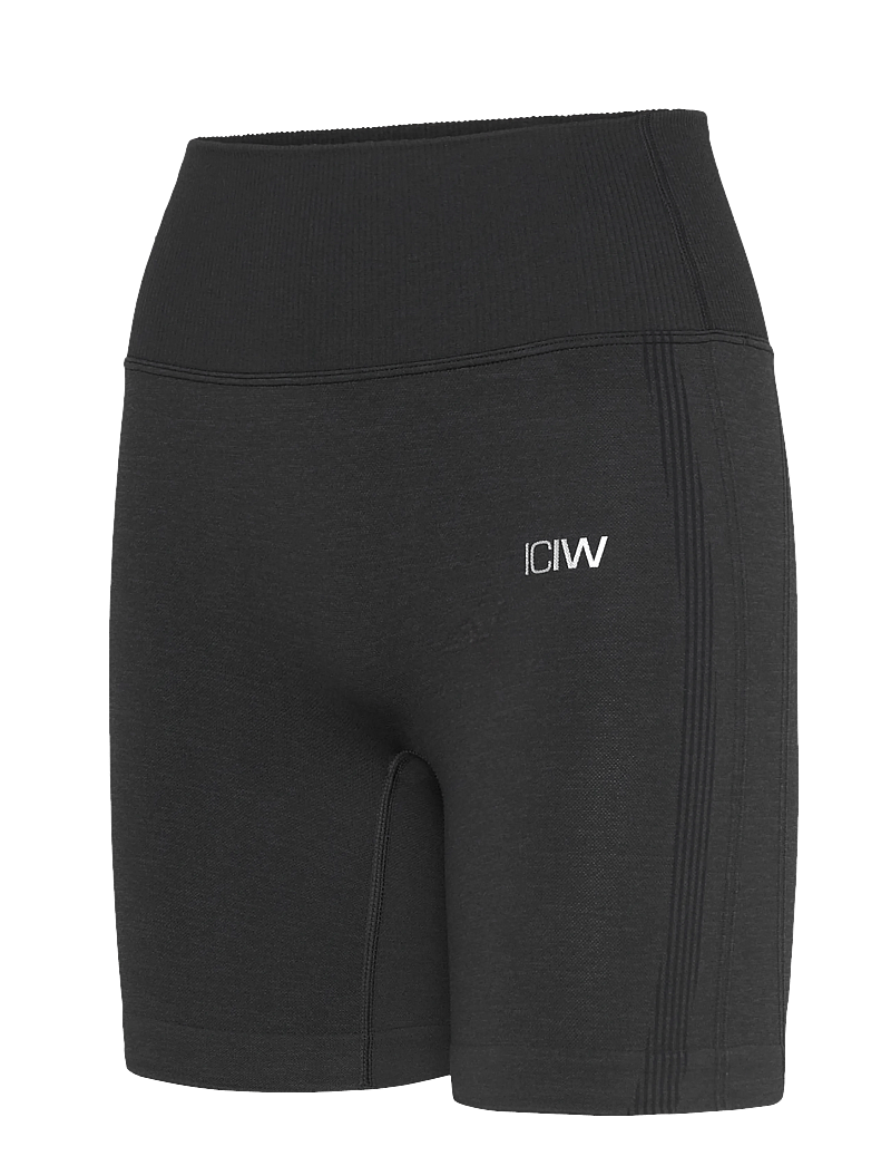 ICANIWILL - Soft Seamless Shorts W - rattapüksid - black - 2