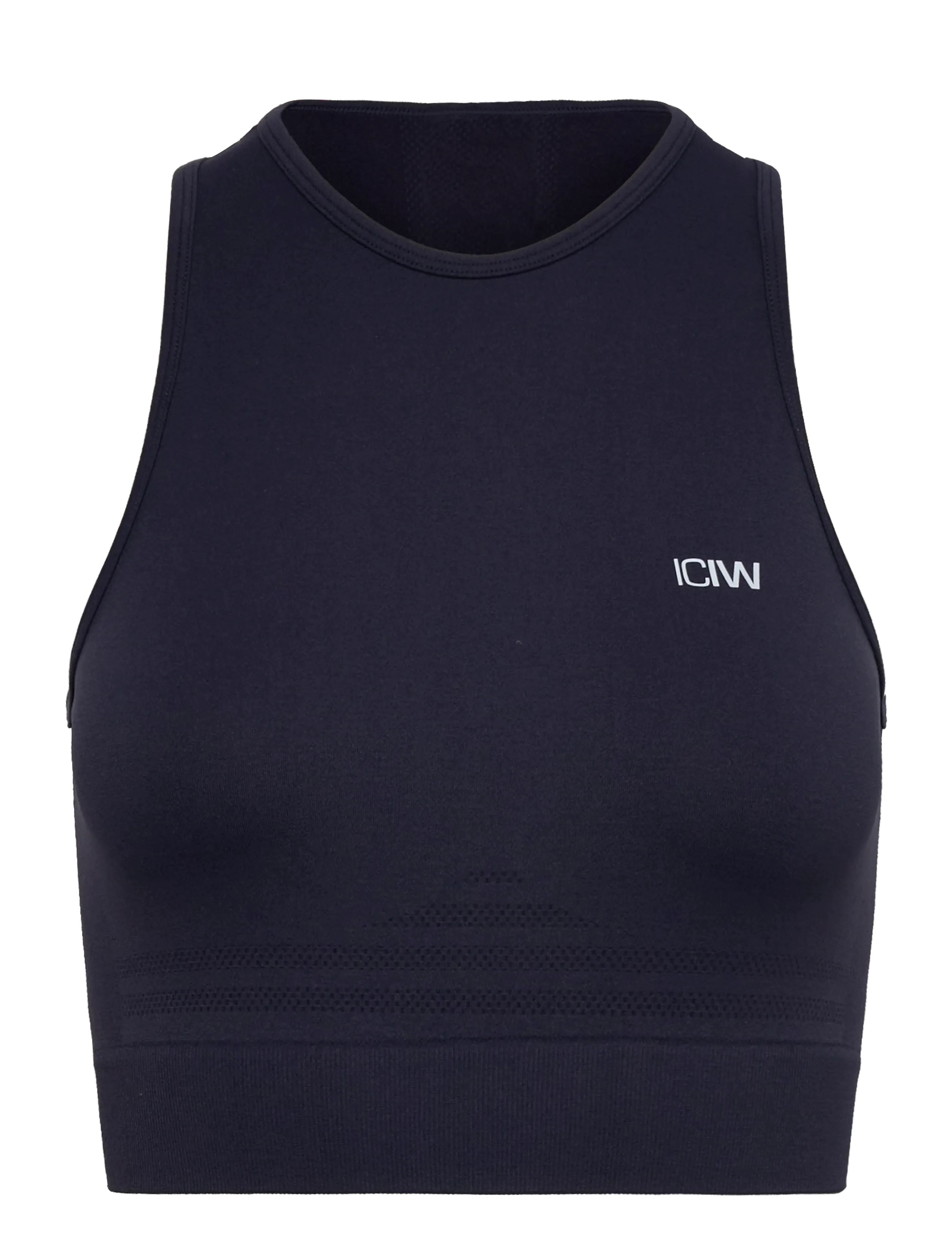 ICANIWILL Define Seamless Cropped Tank Oberteil-Navy-XS Navy - XS - Damen