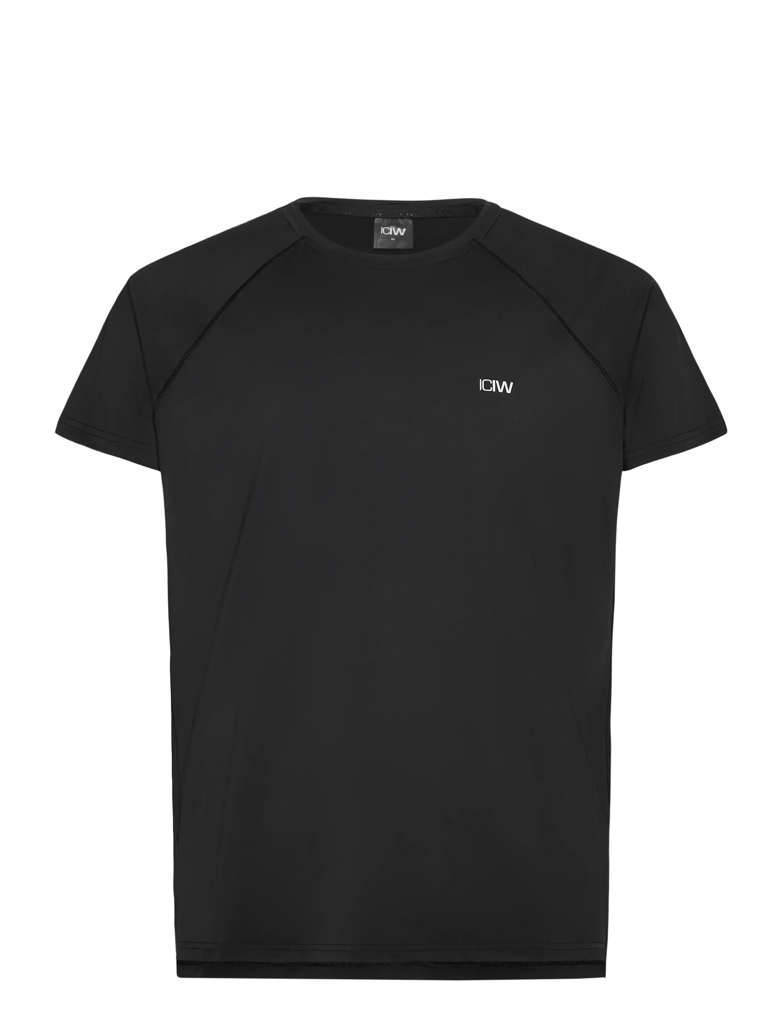 ICANIWILL Workout Melange T-Shirt Herren Schwarz - L - Herren