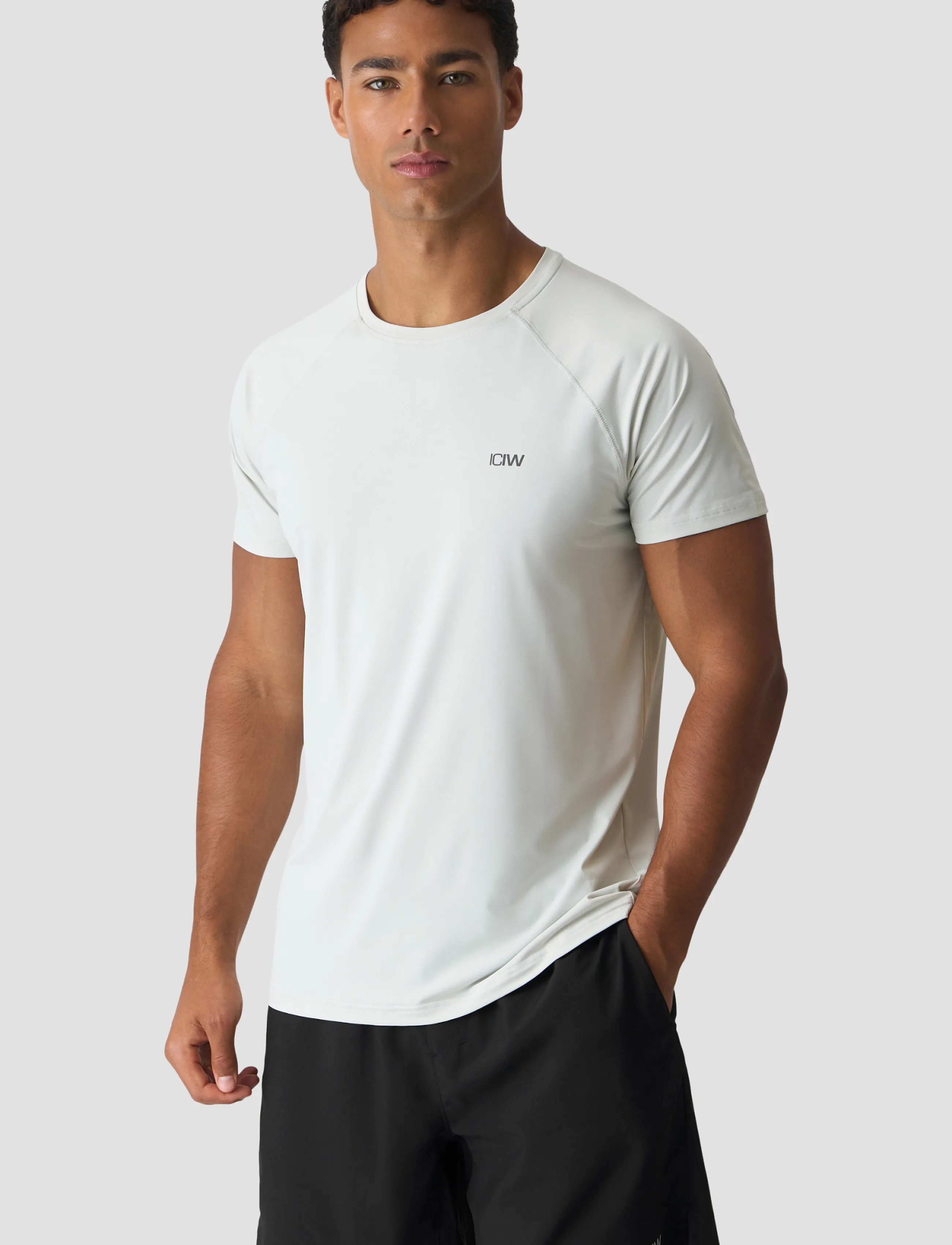 ICANIWILL - Workout Melange T-shirt Men - tops & t-shirts - lunar grey - 0