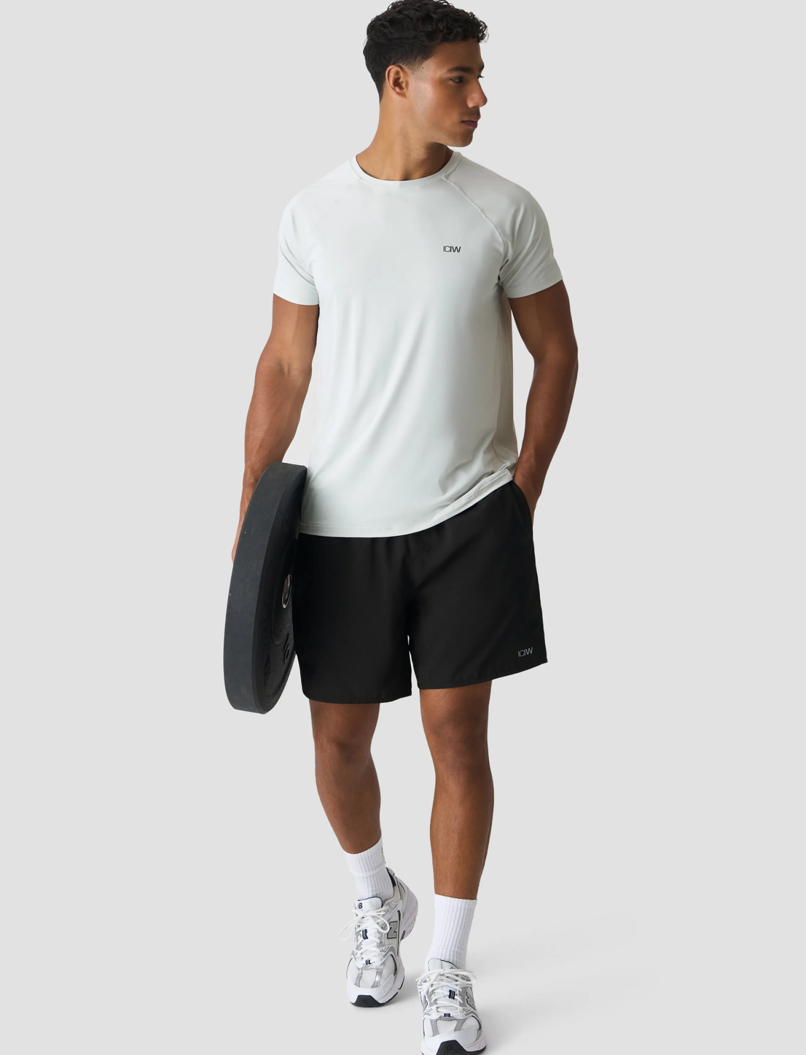 ICANIWILL - Workout Melange T-shirt Men - tops & t-shirts - lunar grey - 5
