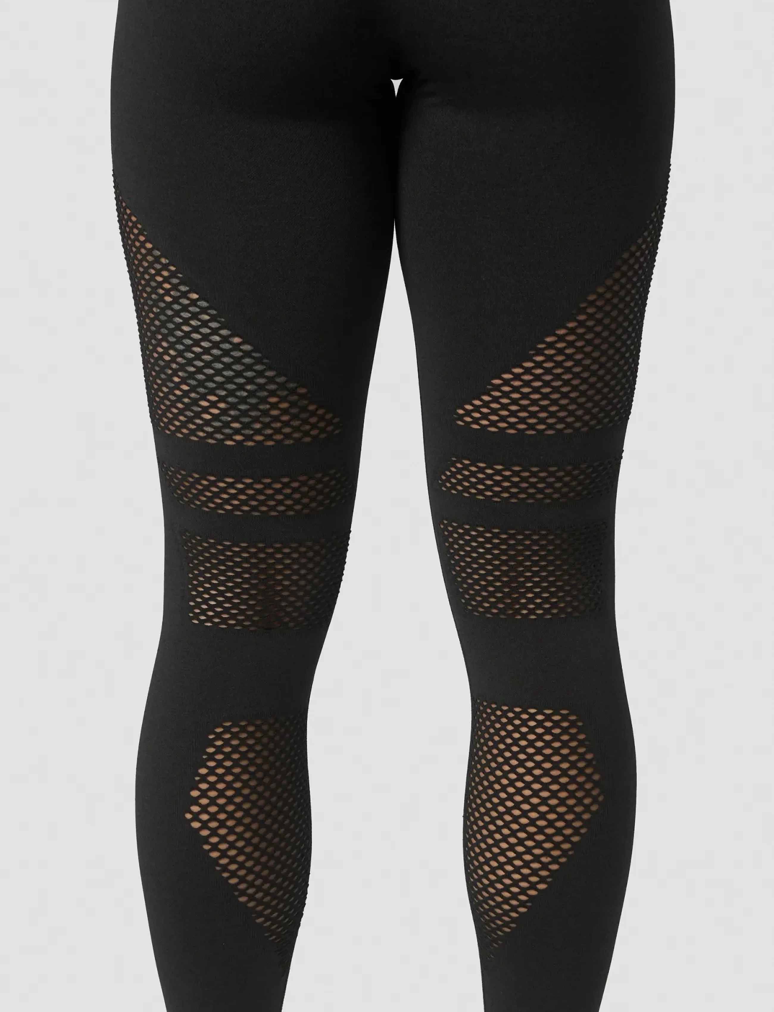 ICANIWILL - Queen Mesh Seamless Tights - fuld længde - black - 3