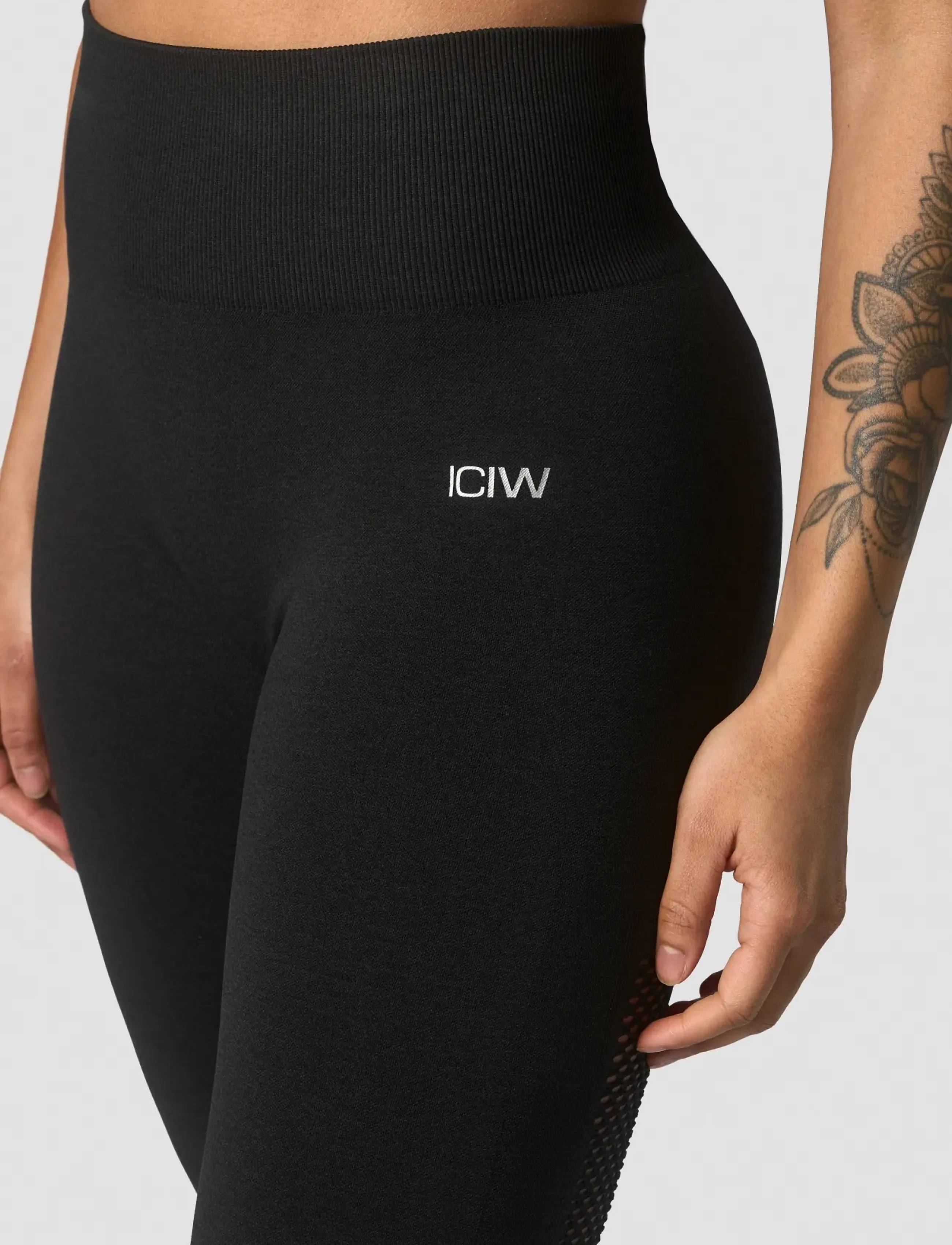 ICANIWILL - Queen Mesh Seamless Tights - fuld længde - black - 5