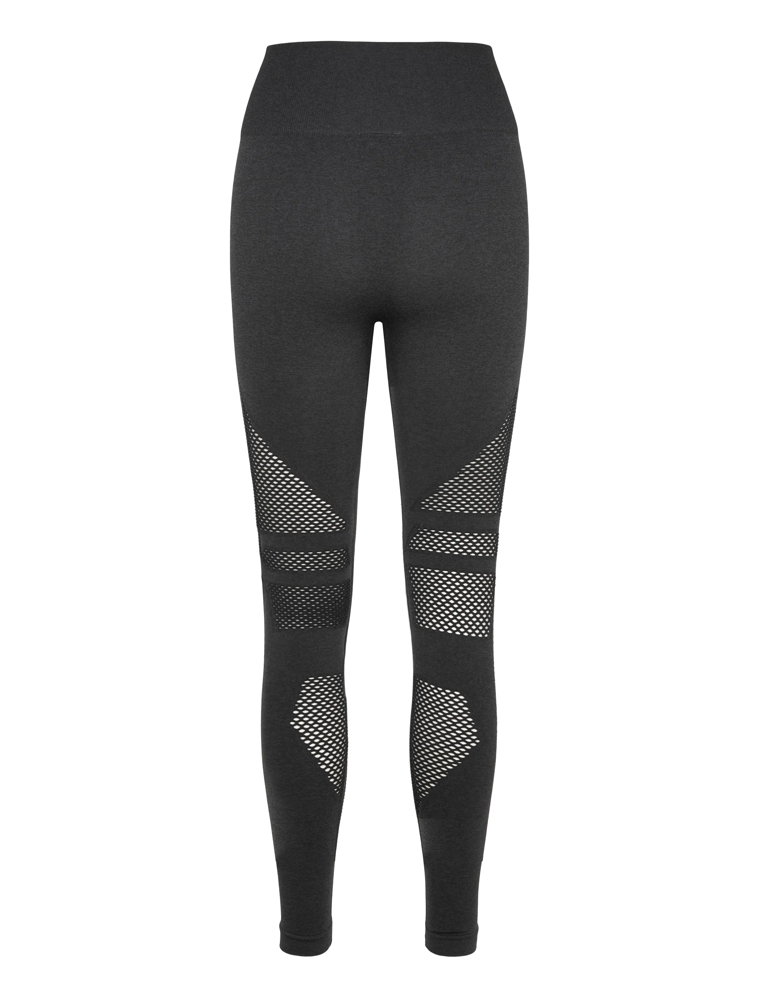 ICANIWILL - Queen Mesh Seamless Tights - fuld længde - graphite melange - 2