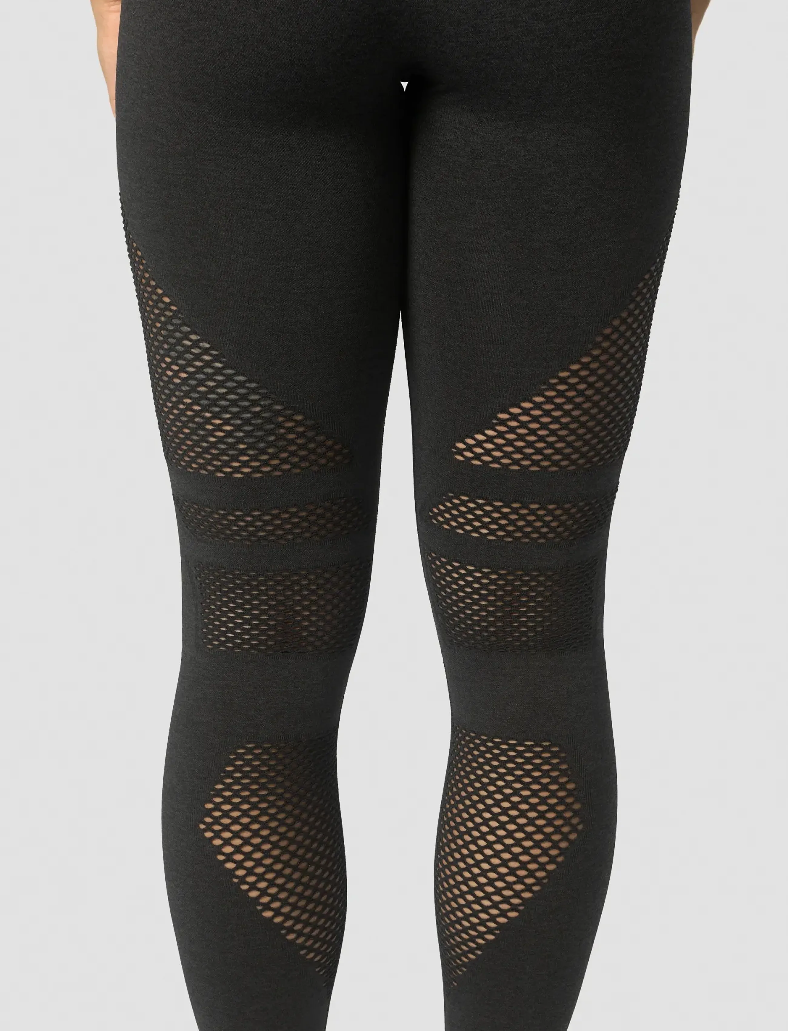 ICANIWILL - Queen Mesh Seamless Tights - fuld længde - graphite melange - 4