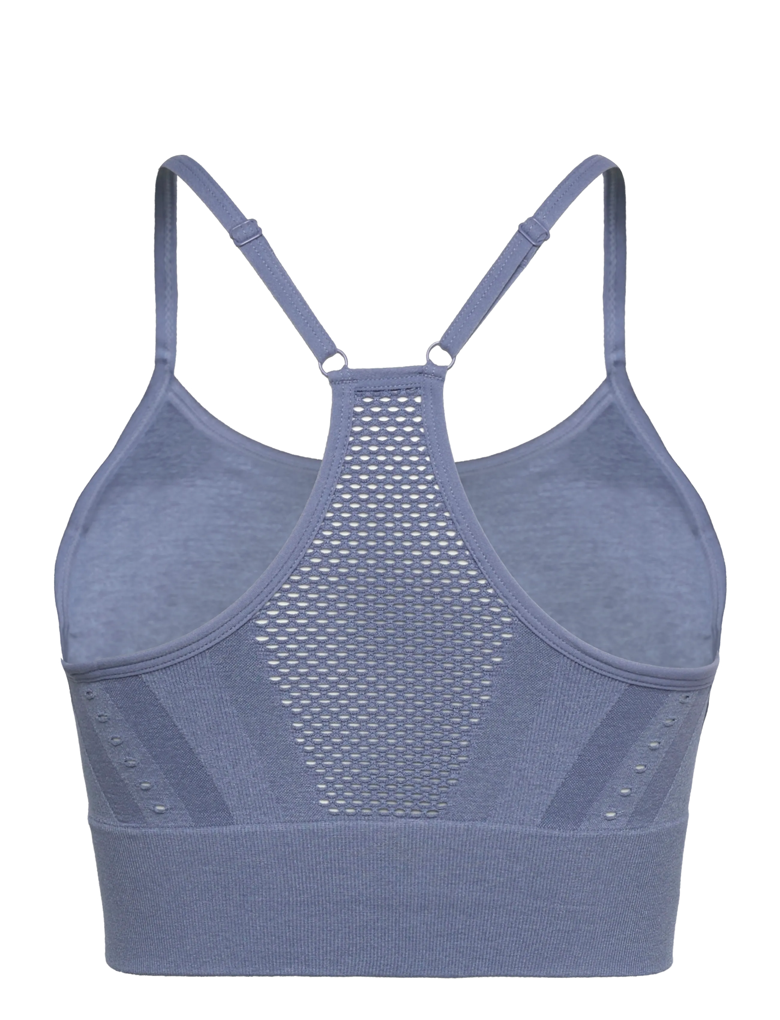 ICANIWILL - Queen Mesh Seamless Sports Bra-Metal Blue Melange-XL - sport-bh:ar - metal blue melange - 2