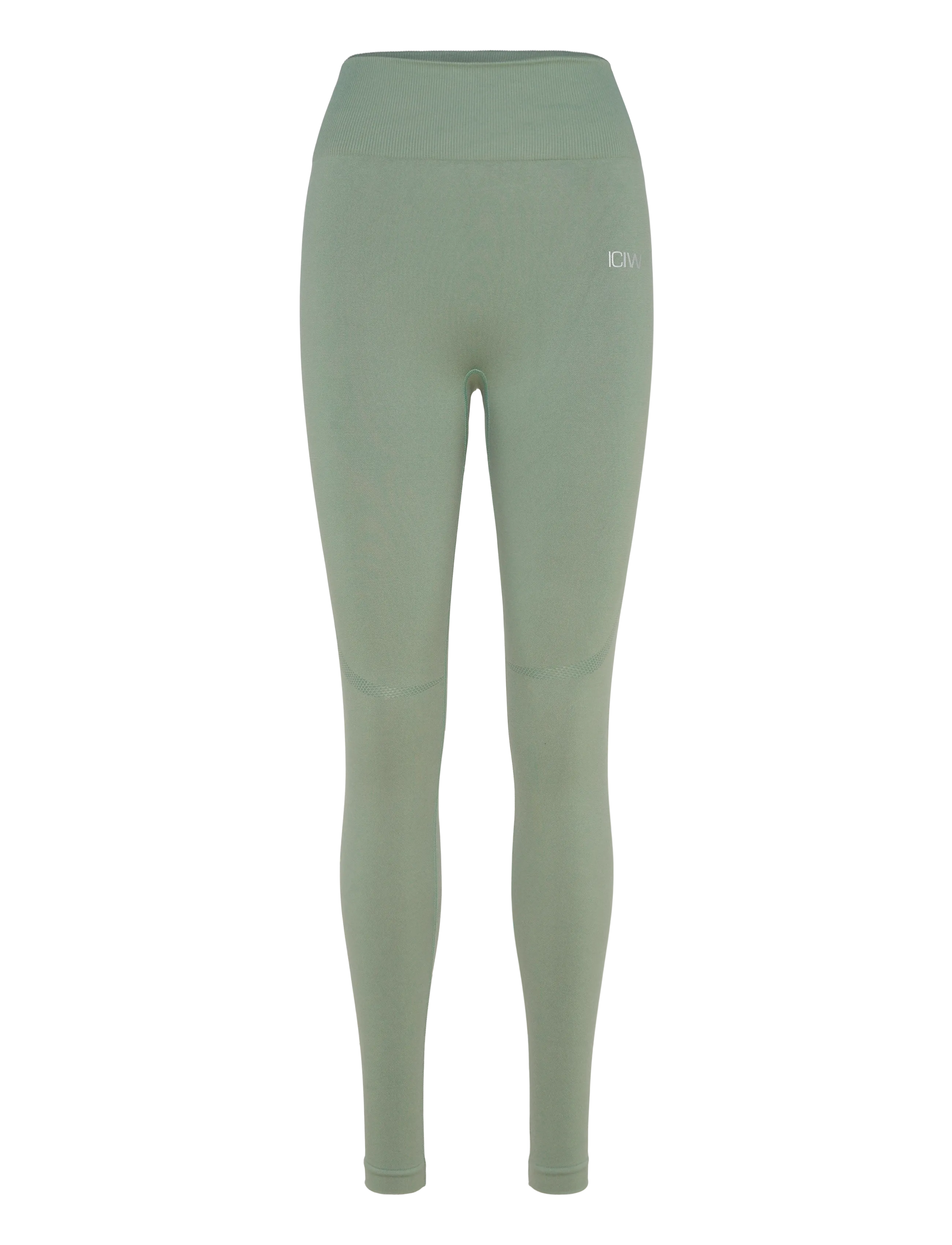 ICANIWILL Divine Seamless Tights W - Booztlet only men - LIGHT MOSS / green
