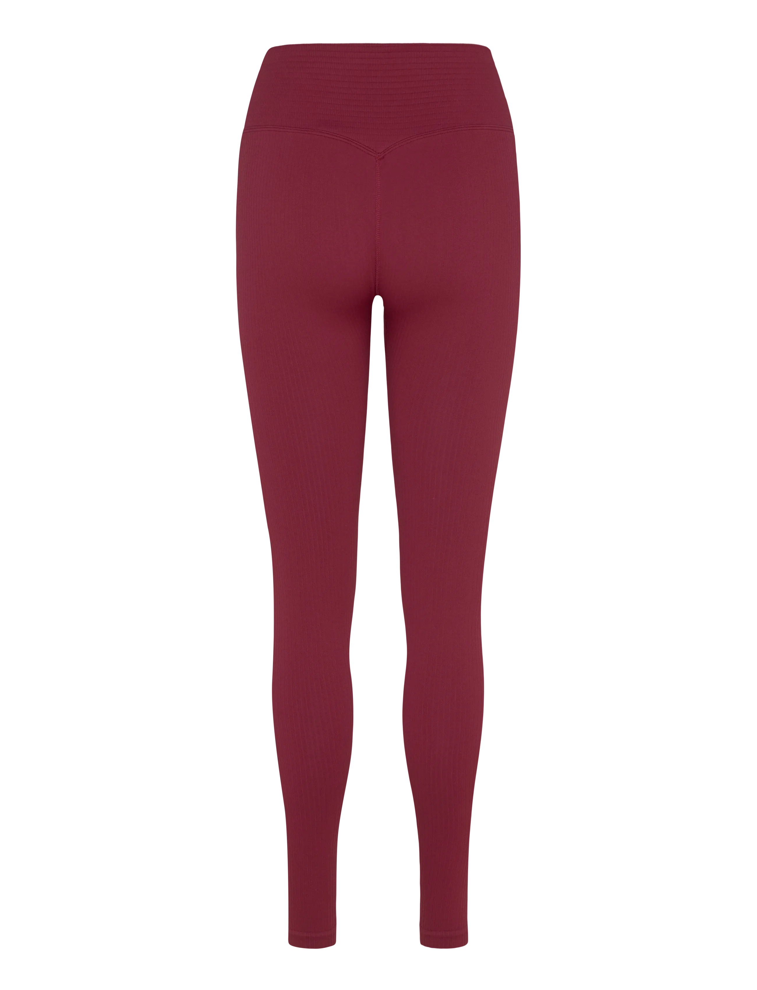 ICANIWILL - Ribbed Define Seamless V-shape Tights - täyspitkä - burgundy - 2