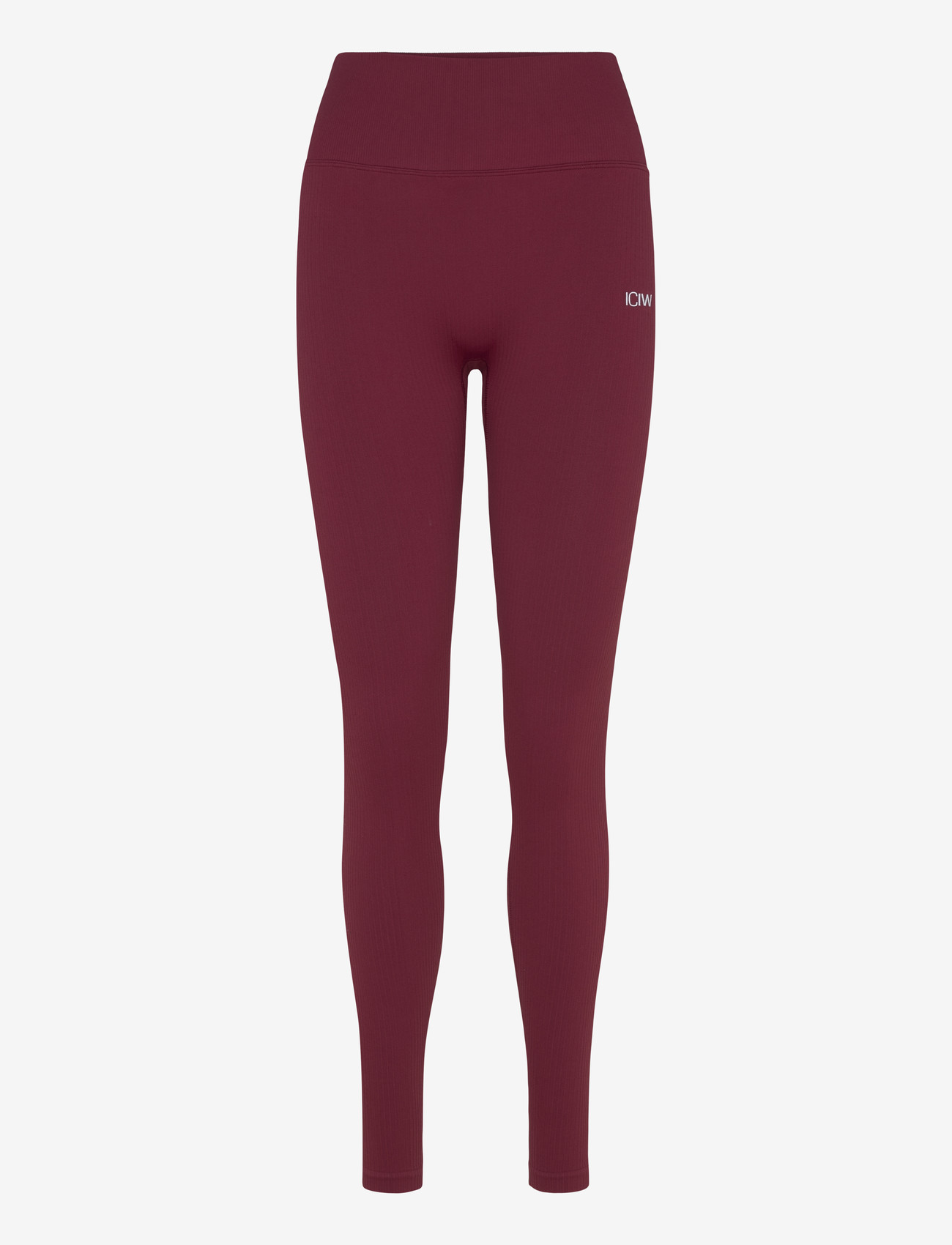 ICANIWILL - Ribbed Define Seamless V-shape Tights - fuld længde - burgundy - 3