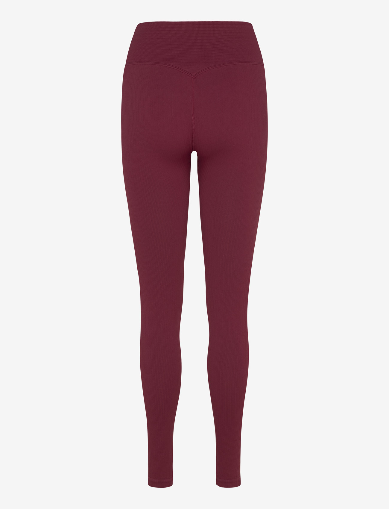 ICANIWILL - Ribbed Define Seamless V-shape Tights - fuld længde - burgundy - 4