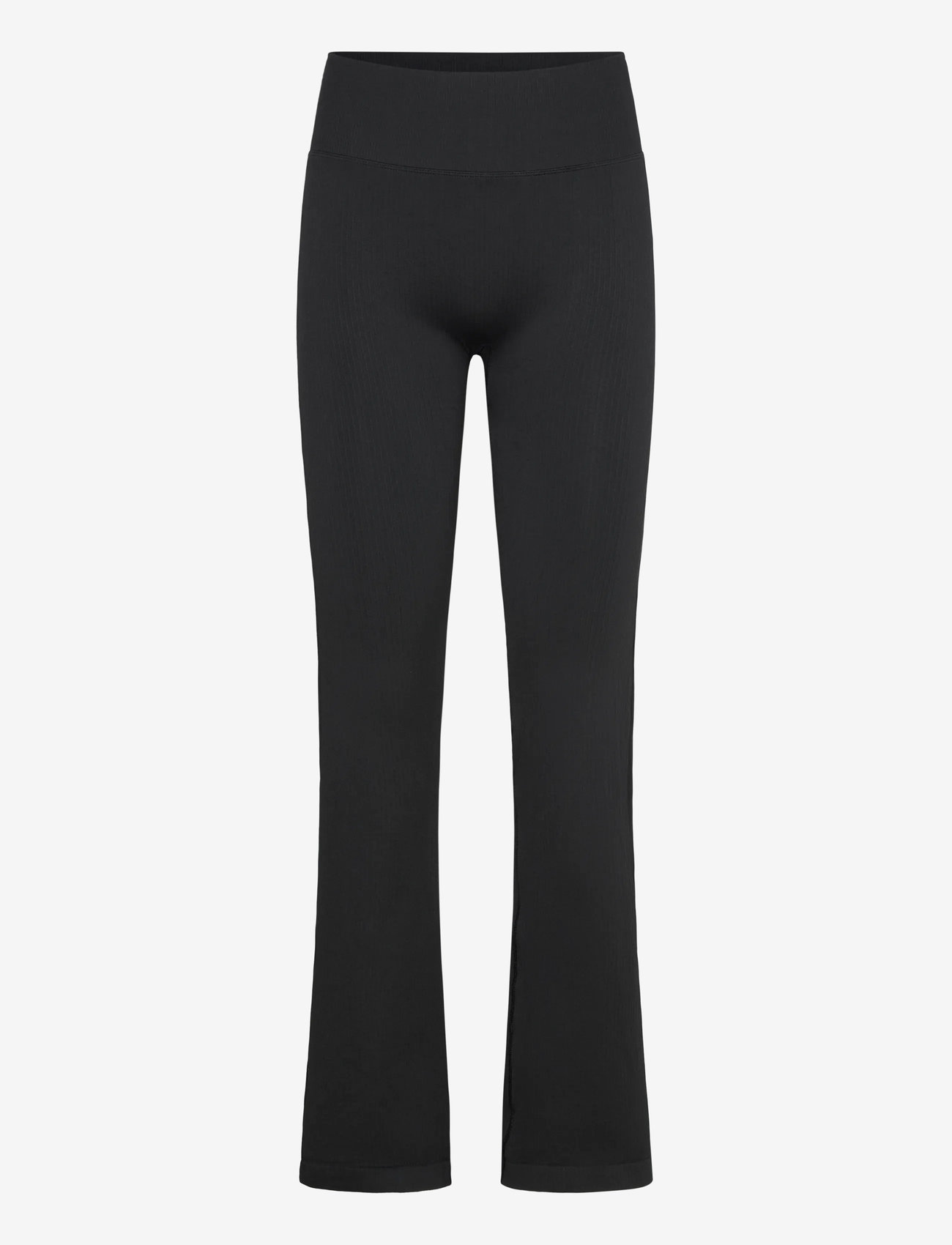 ICANIWILL - Ribbed Define Seamless Flared Tights - tights - black - 1