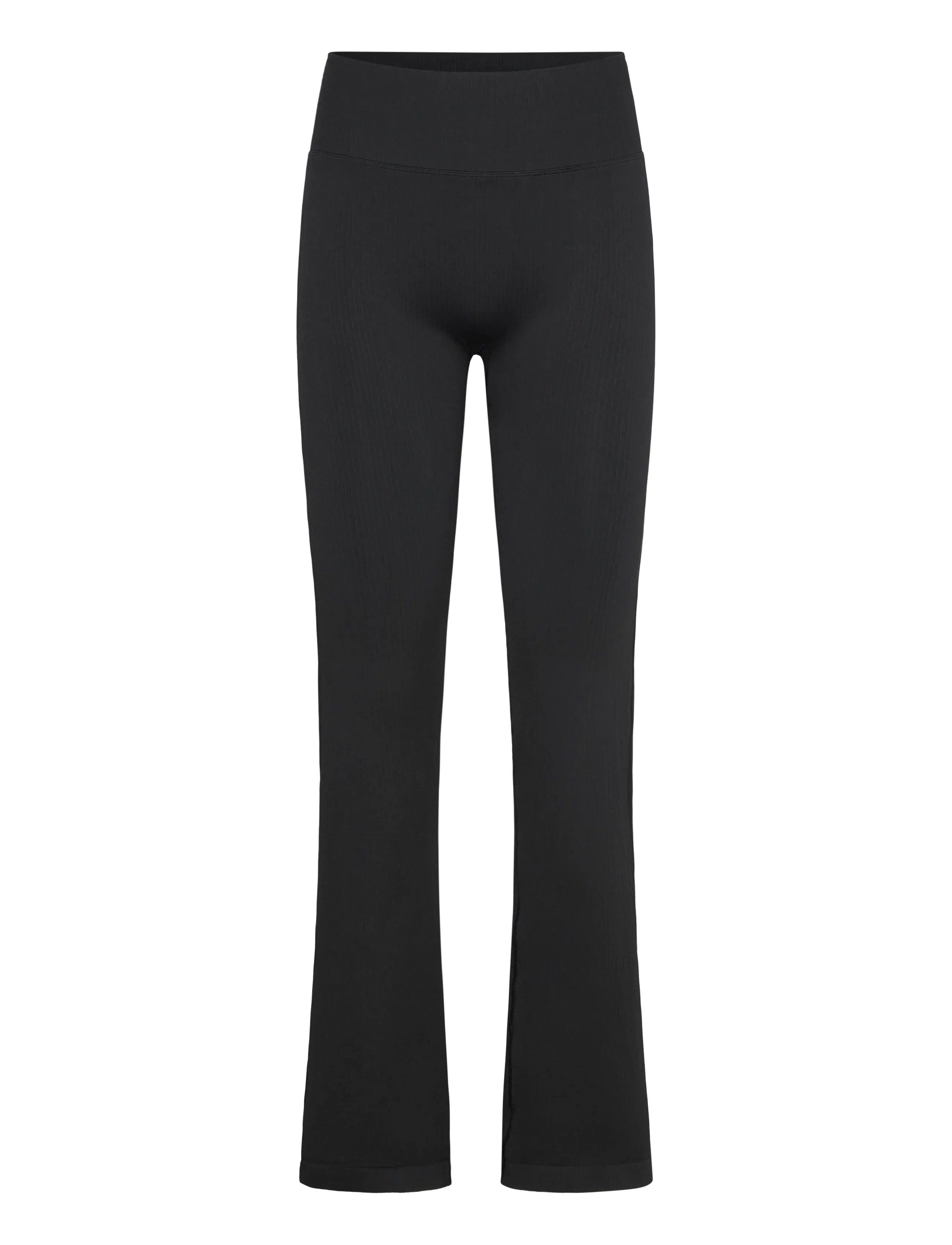ICANIWILL Ribbed Define Seamless Flared Tights - Kampagne - BLACK / black
