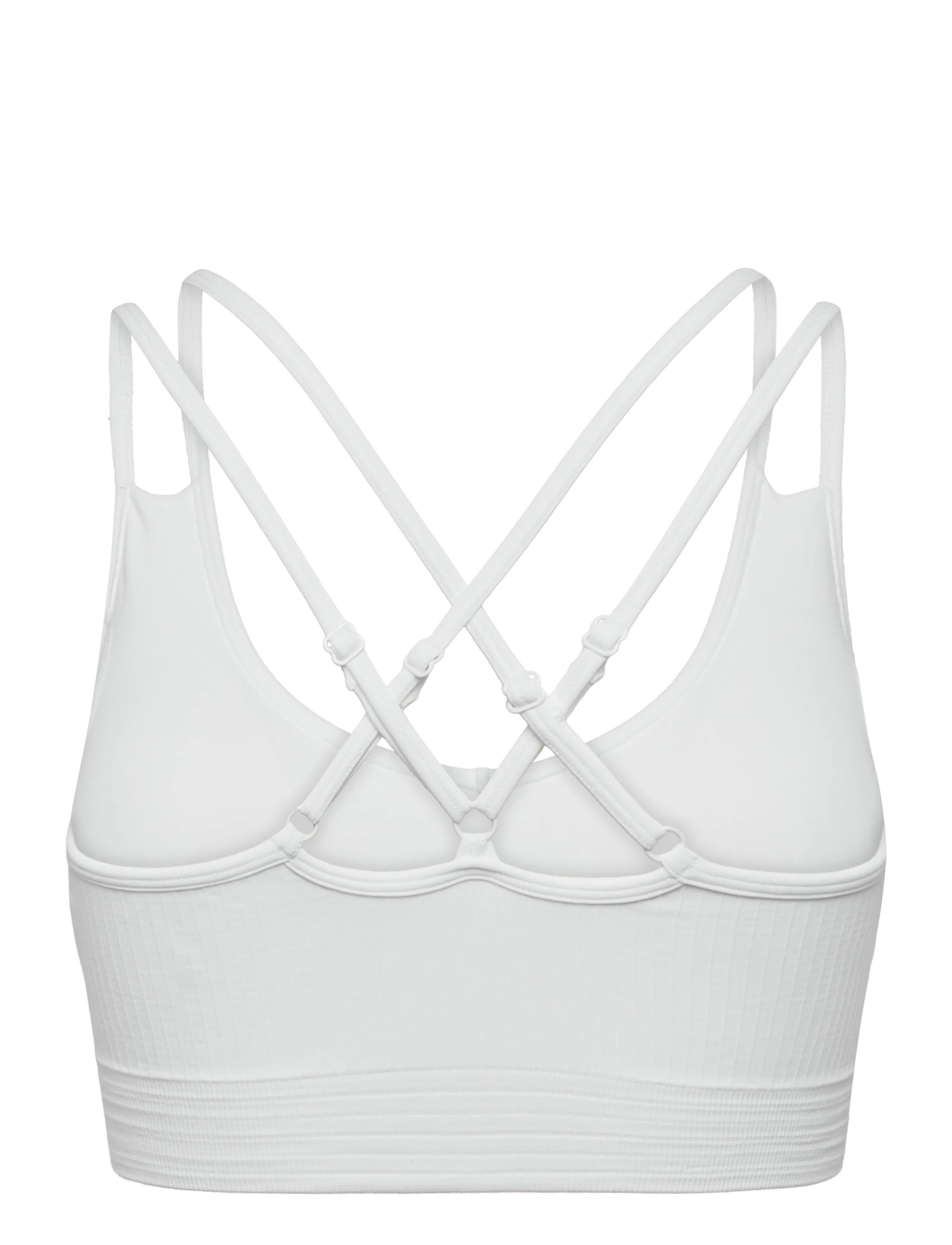 ICANIWILL - Ribbed Define V-neck Sports Bra - laveste priser - white - 2