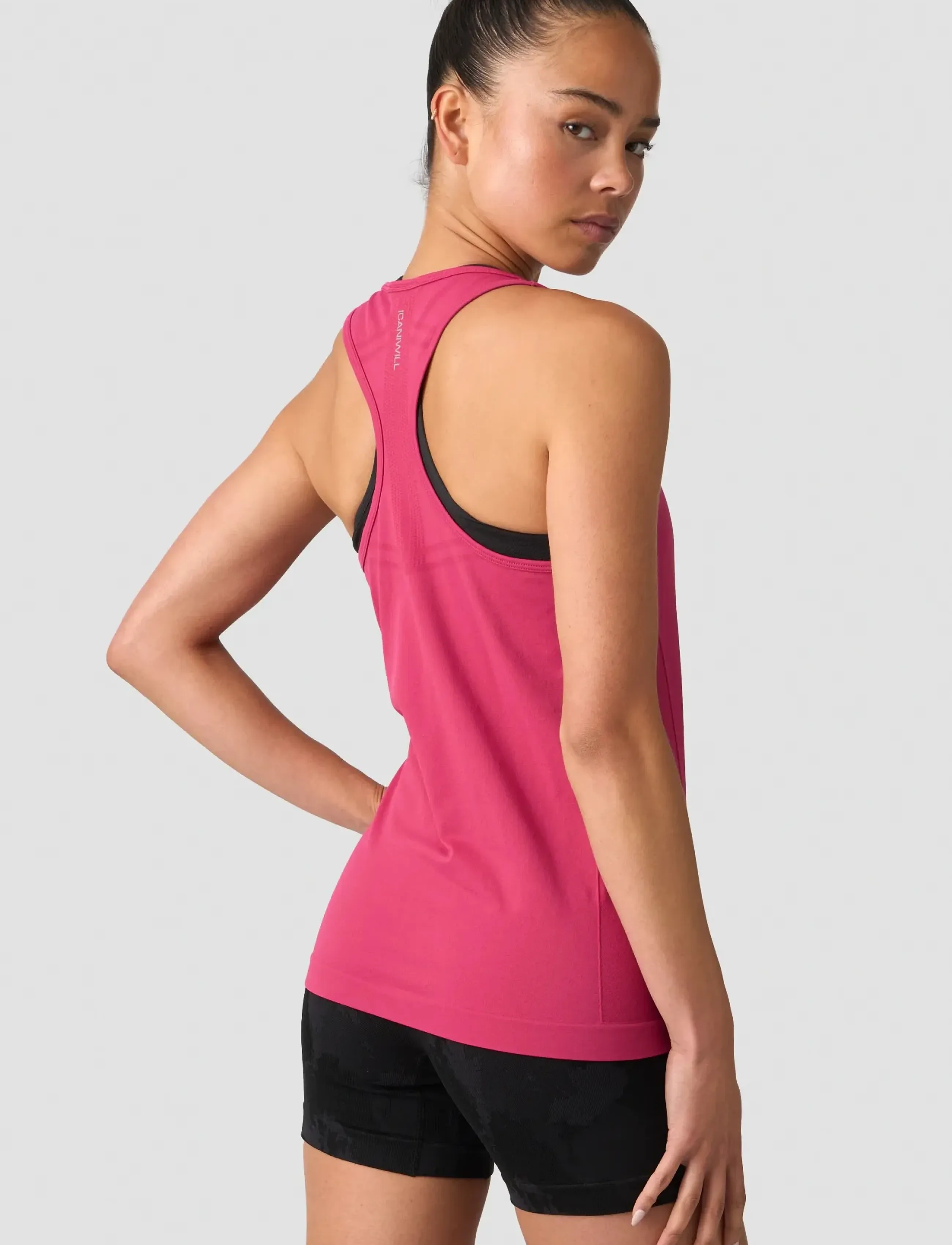 ICANIWILL - Define Seamless Tank Top W - dark pink - 4