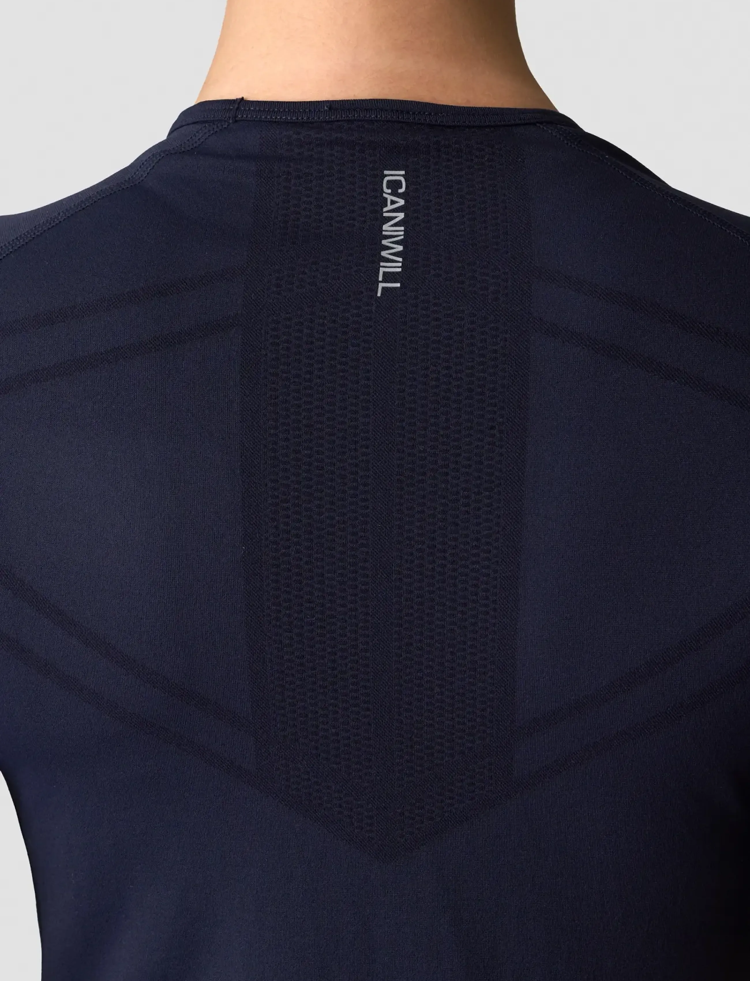 ICANIWILL - Define Seamless Mid Sleeve T-shirt W - t-shirts - navy - 4