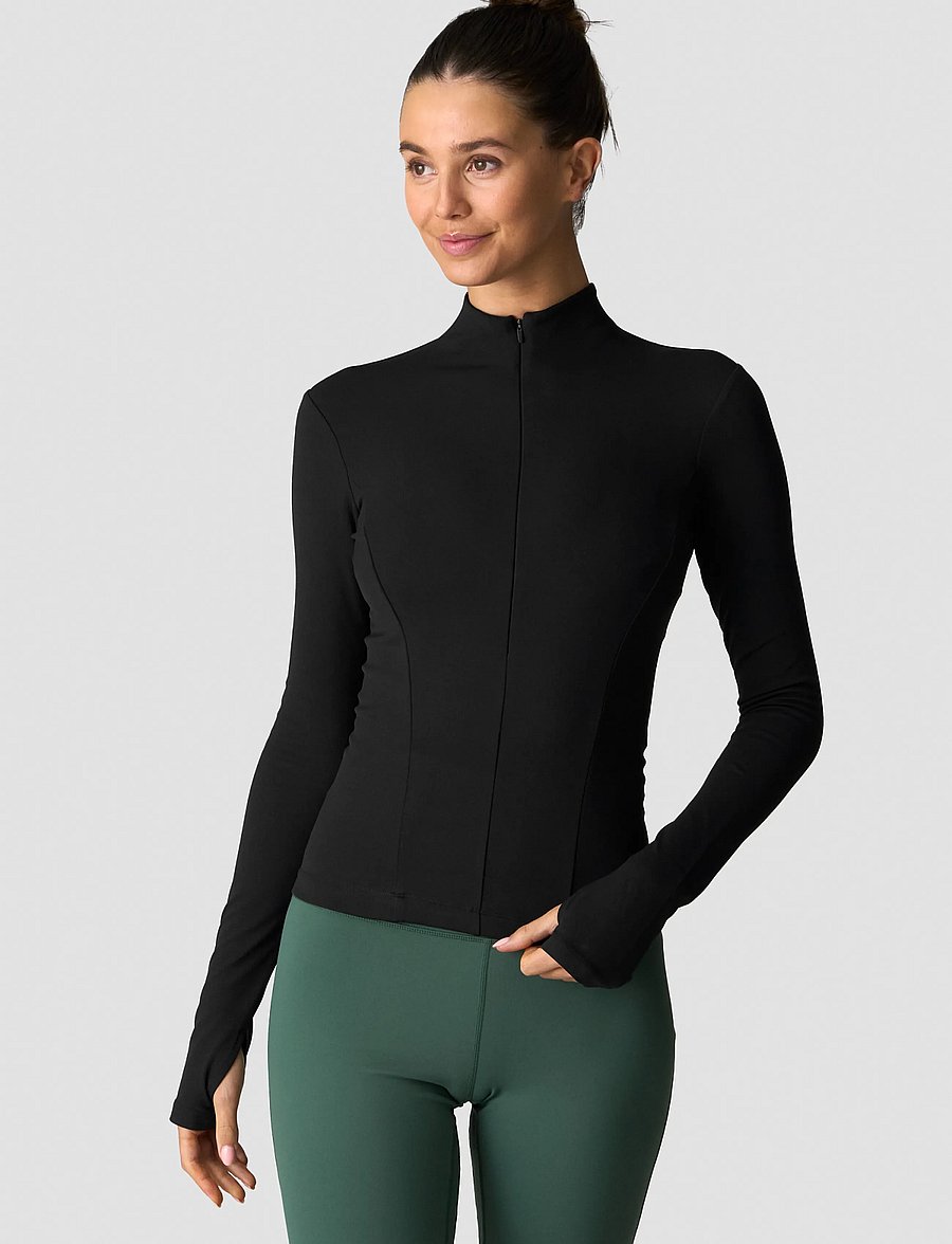 ICANIWILL - Define Seamless Racer Back Sports Bra W - overdeler - black - 3