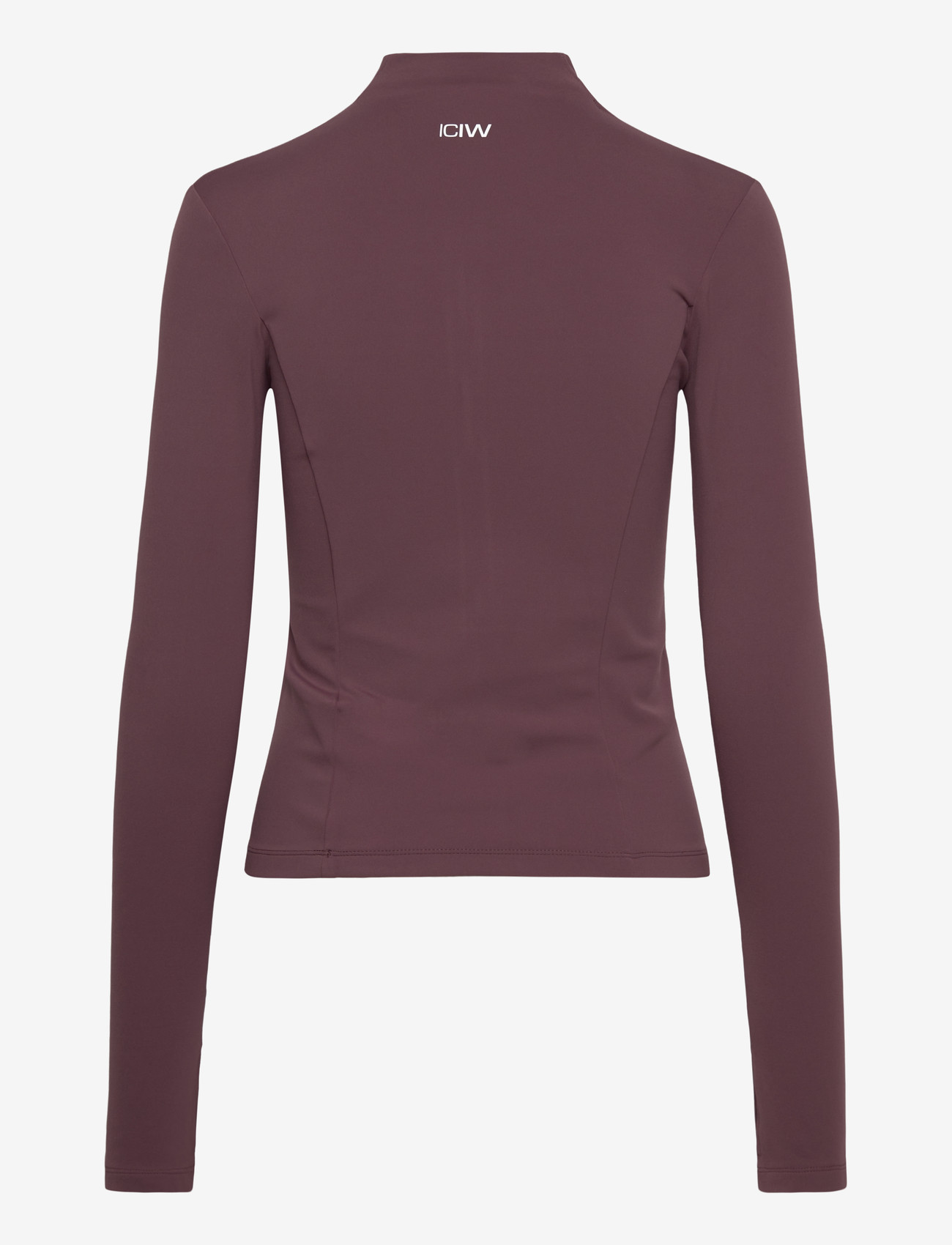 ICANIWILL - Nimble 1/2 Zip Long Sleeve W - overdele - dull berry red - 2