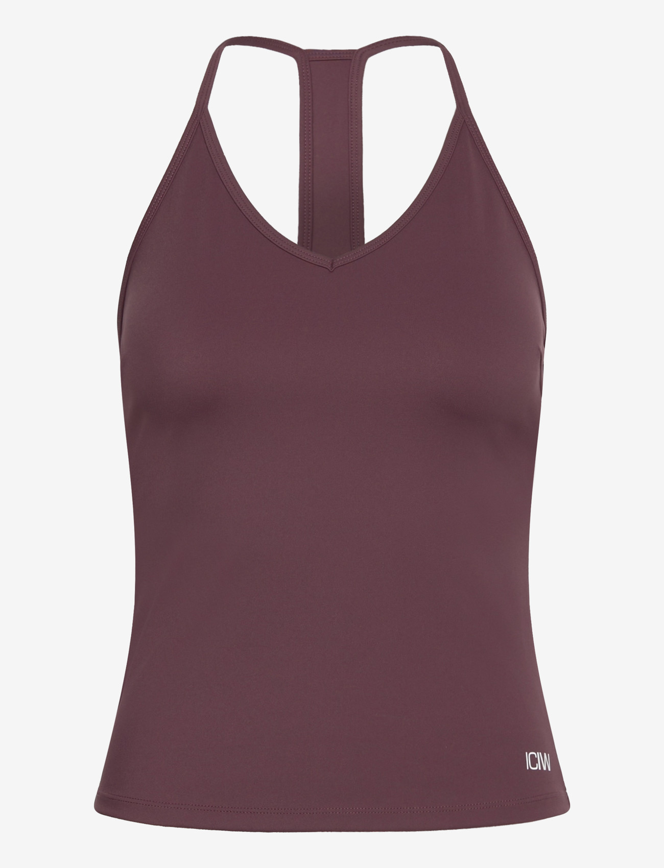 ICANIWILL - Nimble Strappy Tank Top W - tanktops - dull berry red - 0
