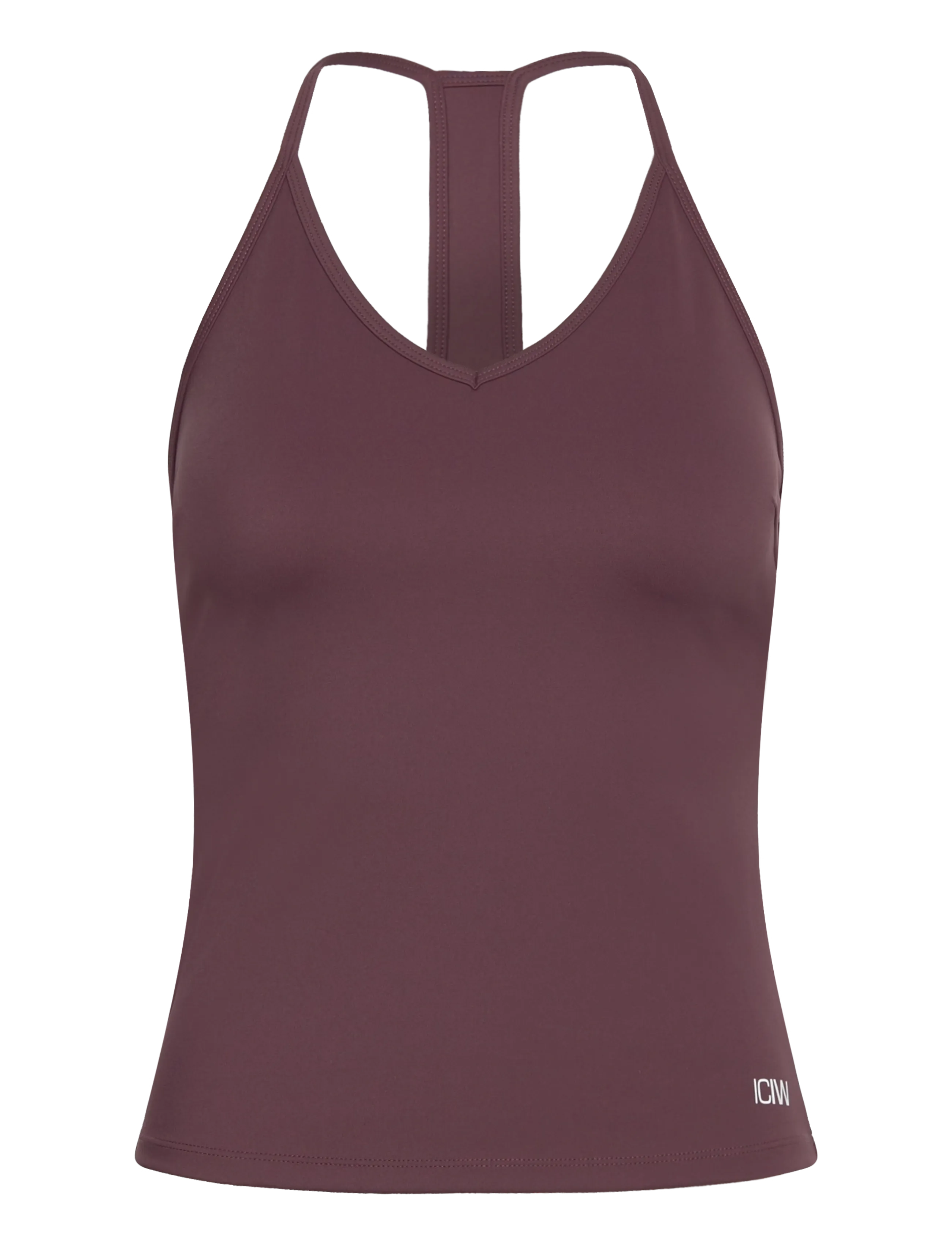 ICANIWILL Nimble Strappy Tank Top W - Tops - DULL BERRY RED / burgundy