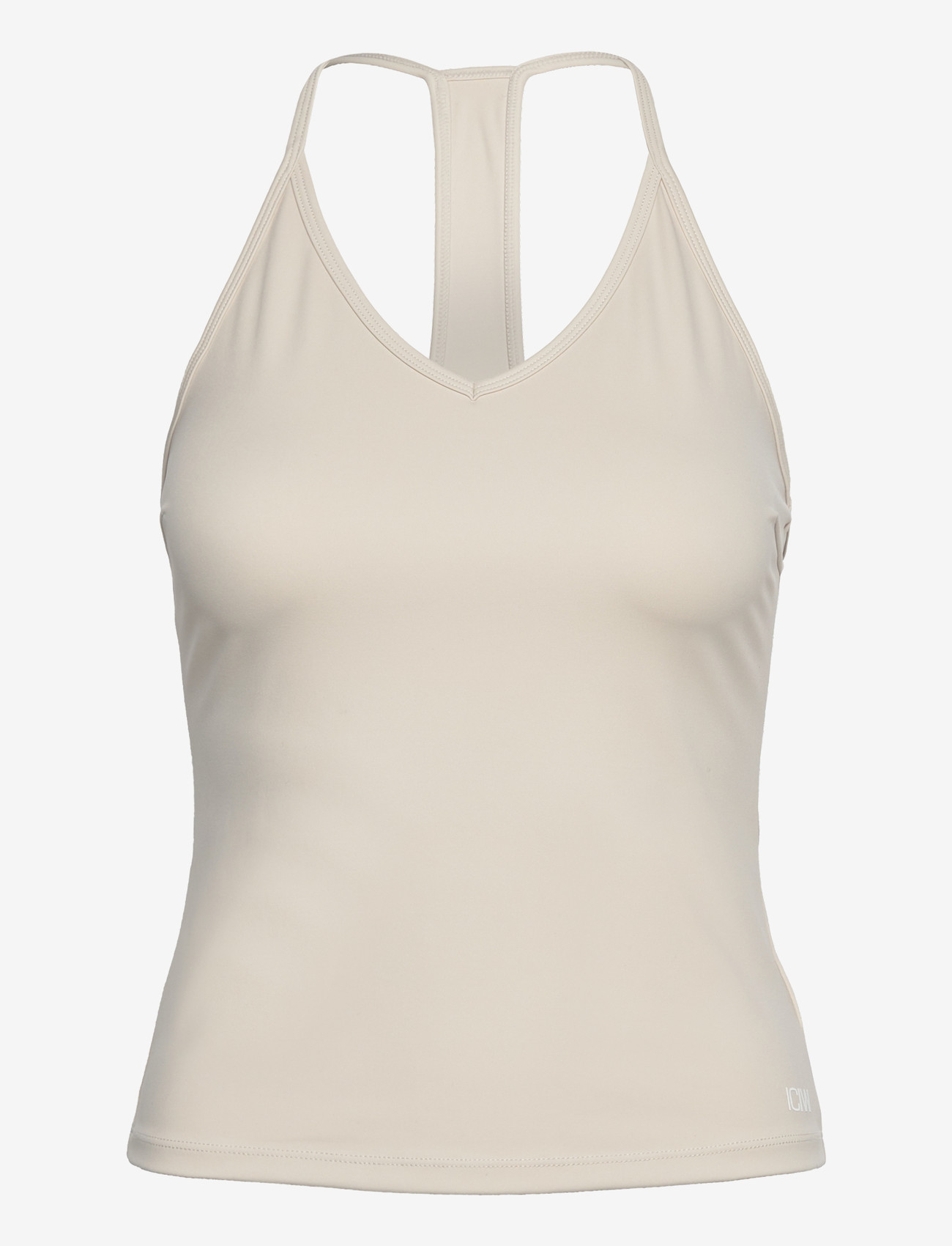 ICANIWILL - Nimble Strappy Tank Top W - berankoviai marškinėliai - stone grey - 1