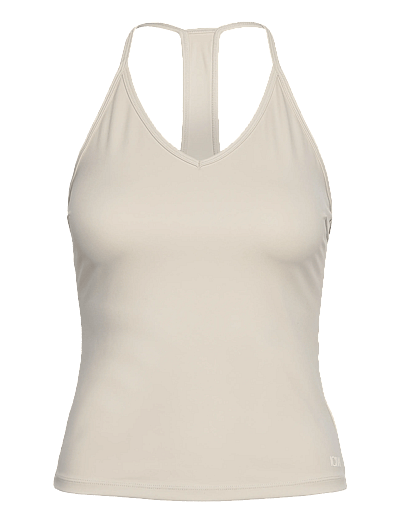 ICANIWILL Nimble Strappy Tank Top W - Toppar & T-shirts - STONE GREY / cream
