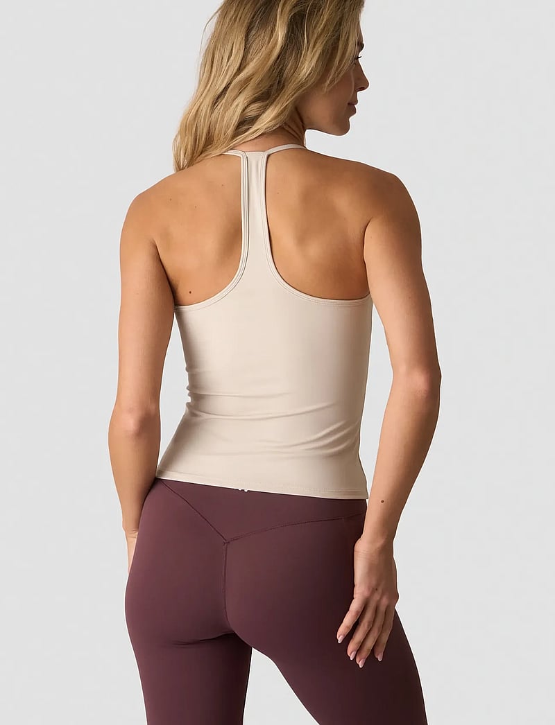 ICANIWILL - Nimble Strappy Tank Top W - berankoviai marškinėliai - stone grey - 3