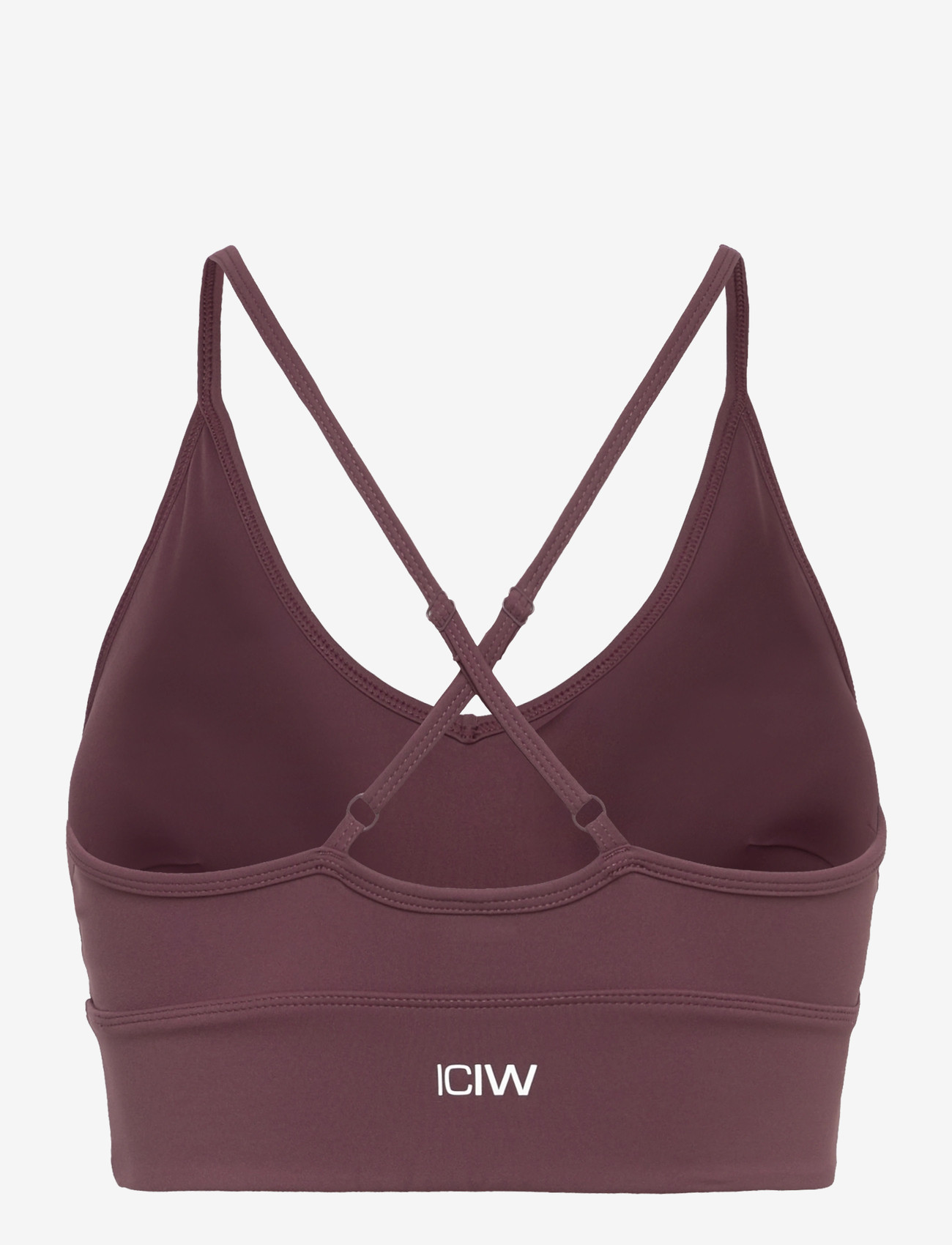 ICANIWILL - Nimble Adjustable Strappy Sports Bra - sport-bhs - dull berry red - 2