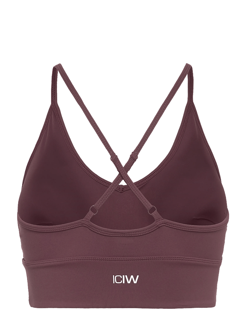ICANIWILL - Nimble Adjustable Strappy Sports Bra - sport-bhs - dull berry red - 2