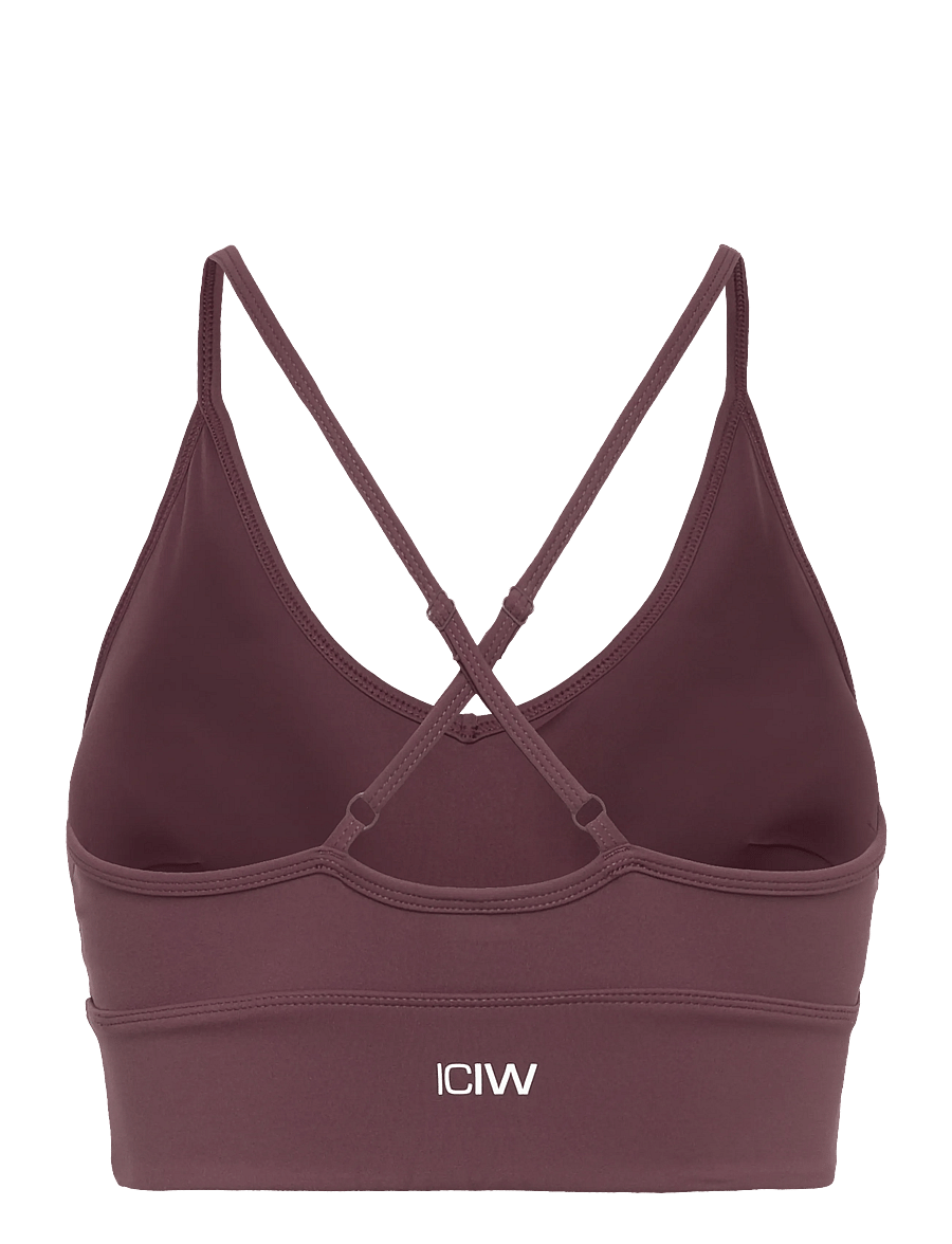 ICANIWILL - Nimble Adjustable Strappy Sports Bra - sport-bhs - dull berry red - 2