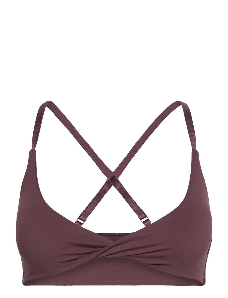 ICANIWILL - Nimble Twist Sports Bra - sport bh:ar - dull berry red - 0