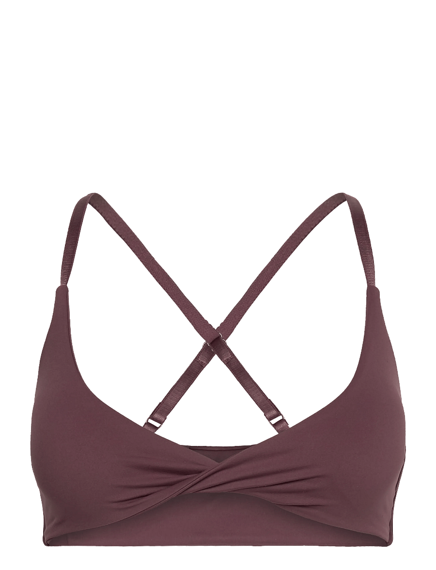 ICANIWILL - Nimble Twist Sports Bra - sport bh:ar - dull berry red - 1