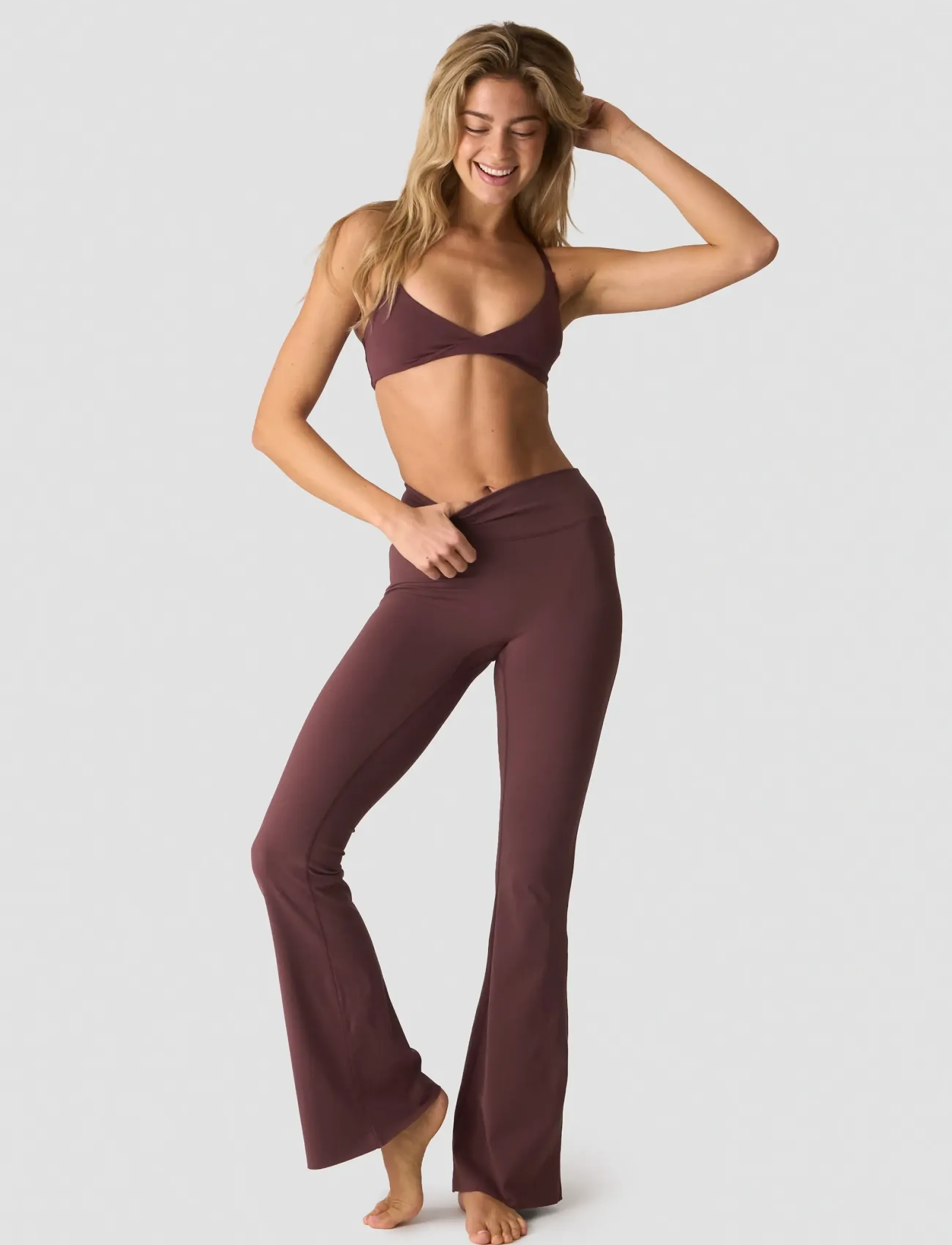 ICANIWILL - Nimble Twist Sports Bra - sports bras - dull berry red - 5