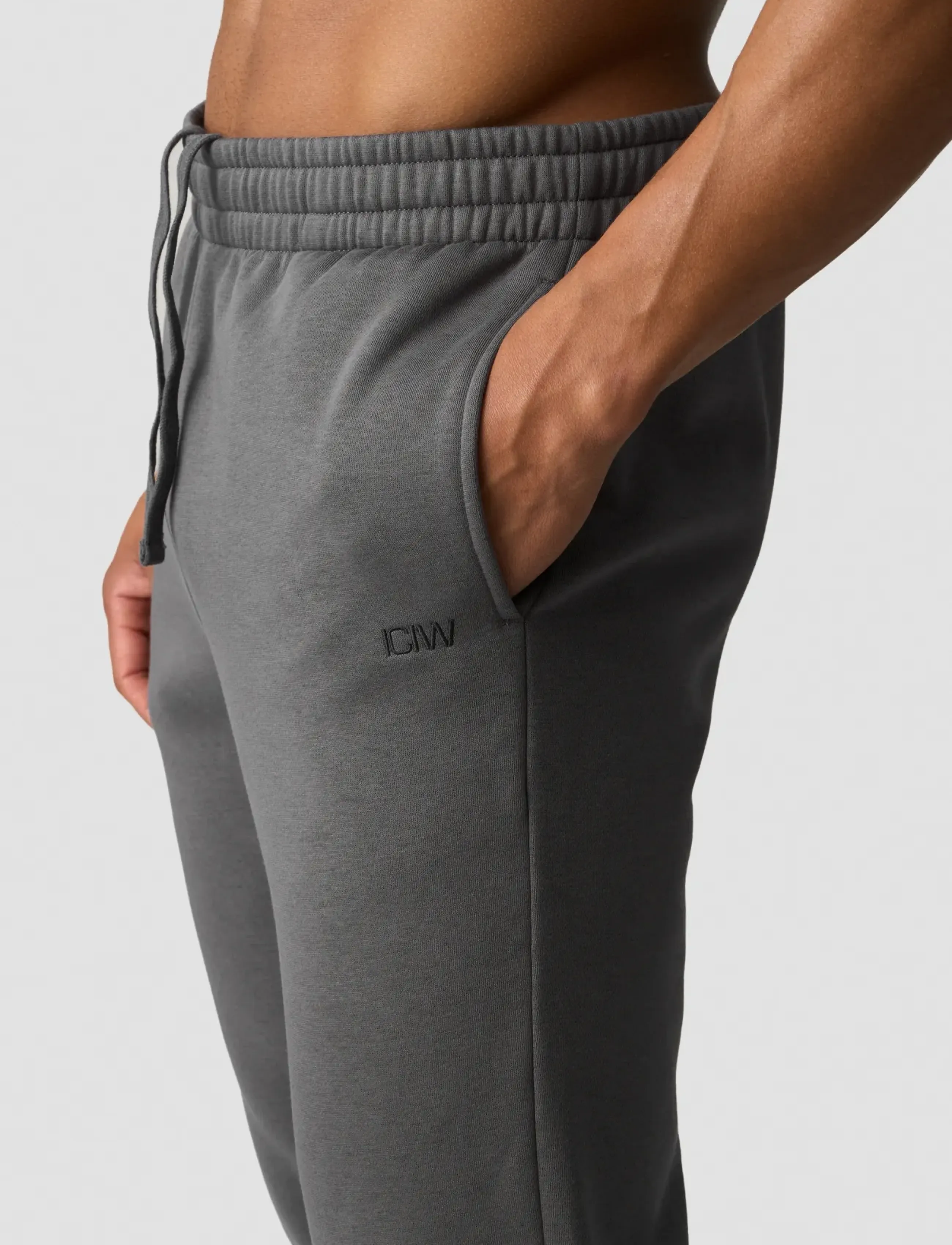 ICANIWILL - Everyday Tapered Sweatpants M - sweatpants - charcoal grey - 3