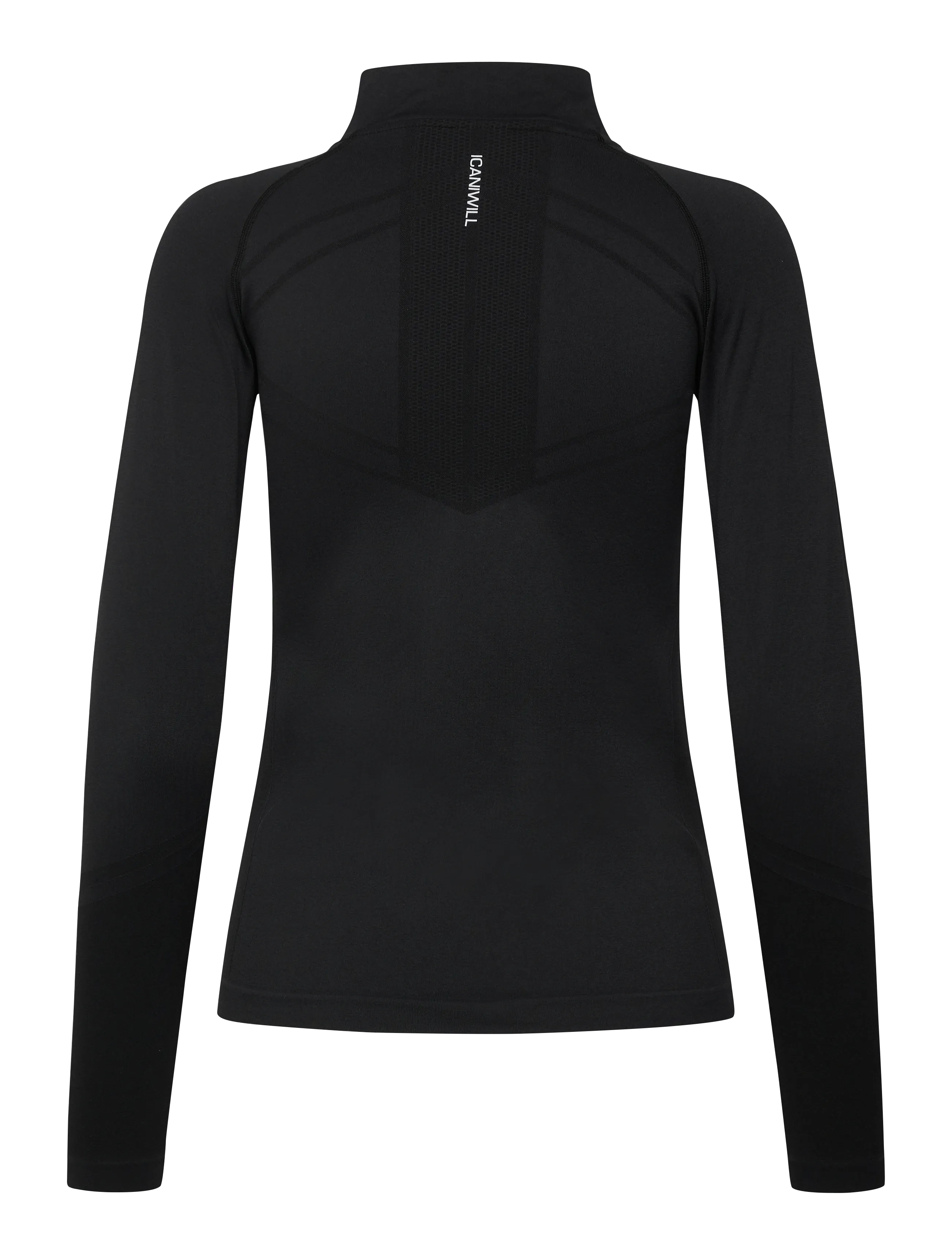 ICANIWILL - Define Seamless 1/4 Zip W - Överdelar - black - 2