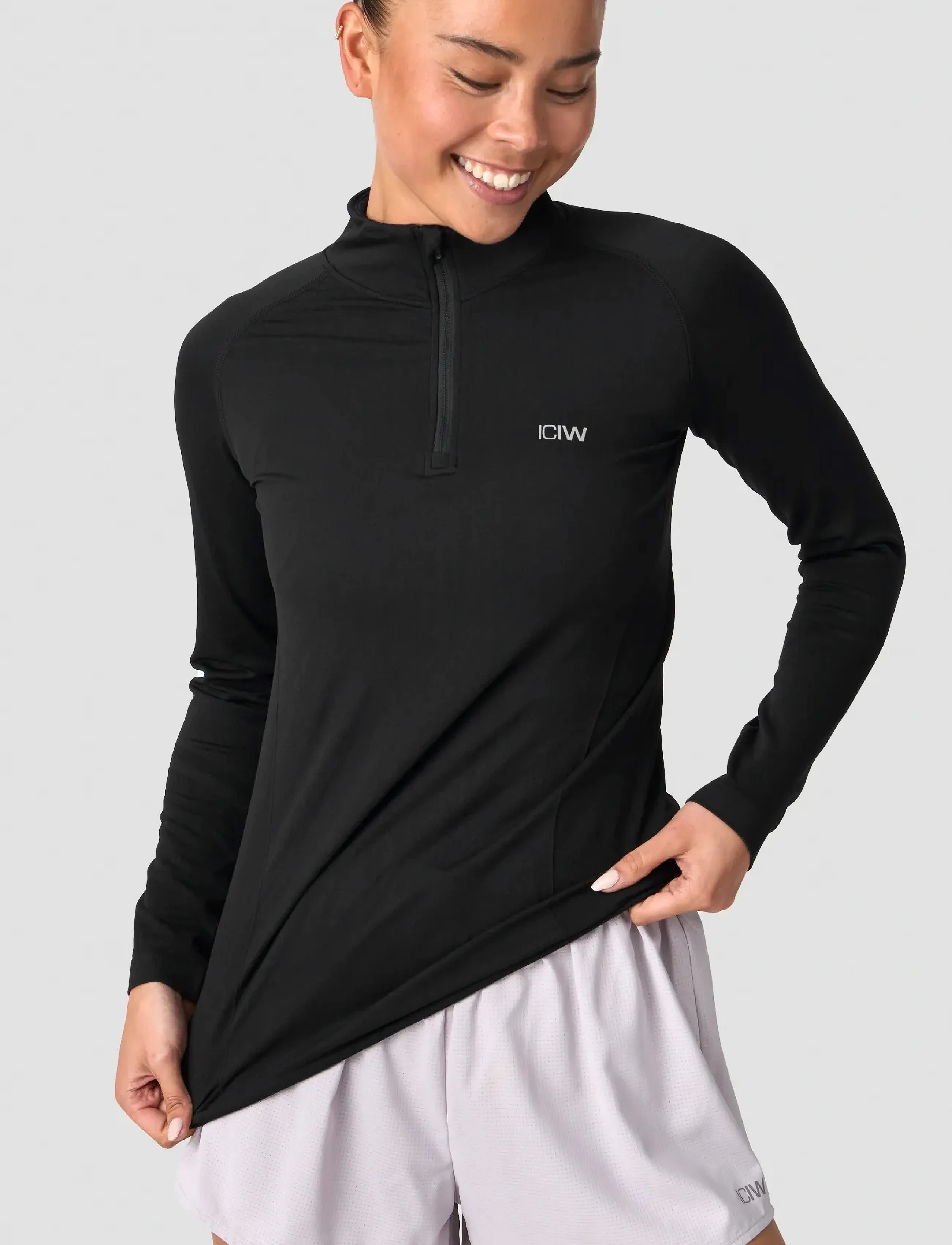 Define Seamless 1/4 Zip W 2